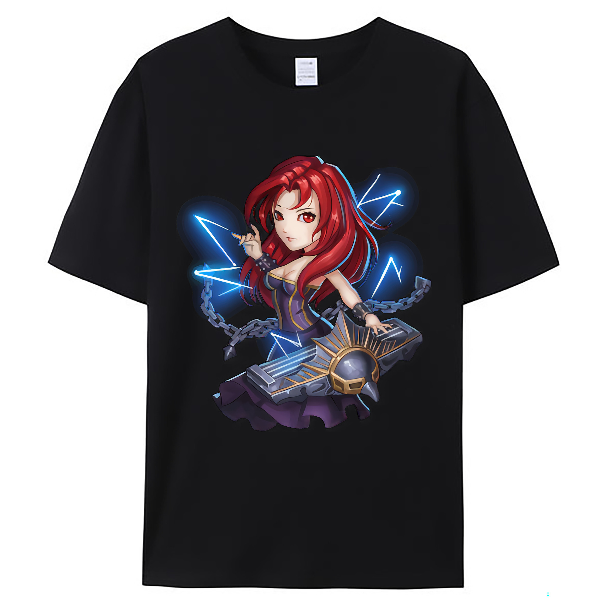 （画像用） リーグ・オブ・レジェンド League of Legends LOL レディースカジュアルプリントTシャツ（綿100％）