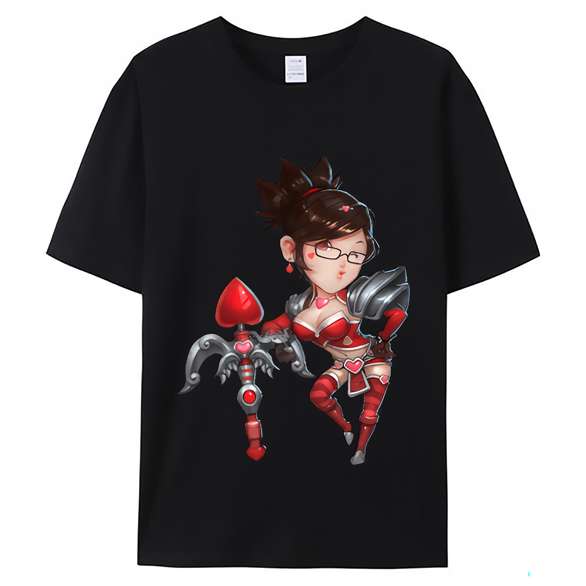 （画像用） リーグ・オブ・レジェンド League of Legends LOL レディースカジュアルプリントTシャツ（綿100％）