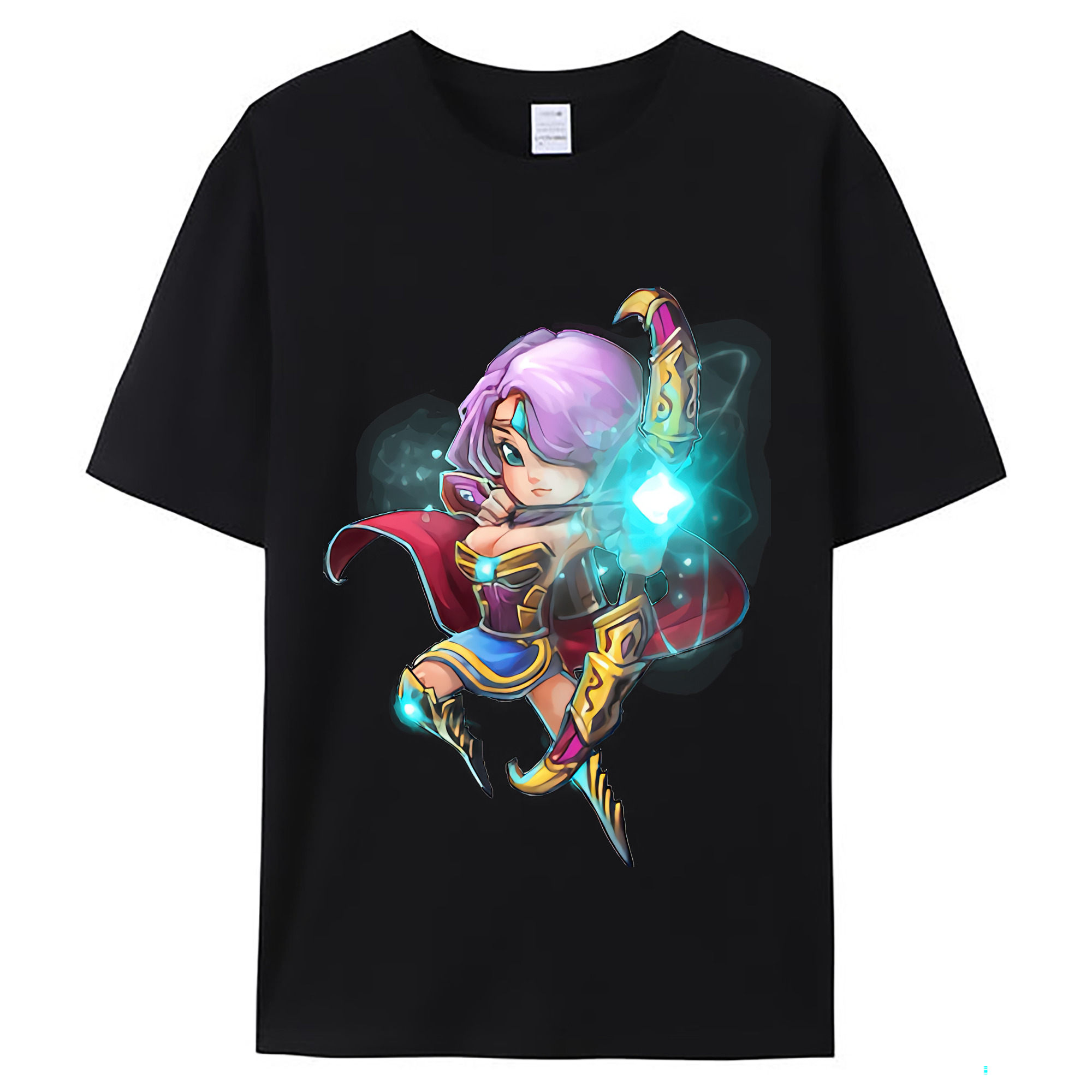 （画像用） リーグ・オブ・レジェンド League of Legends LOL レディースカジュアルプリントTシャツ（綿100％）