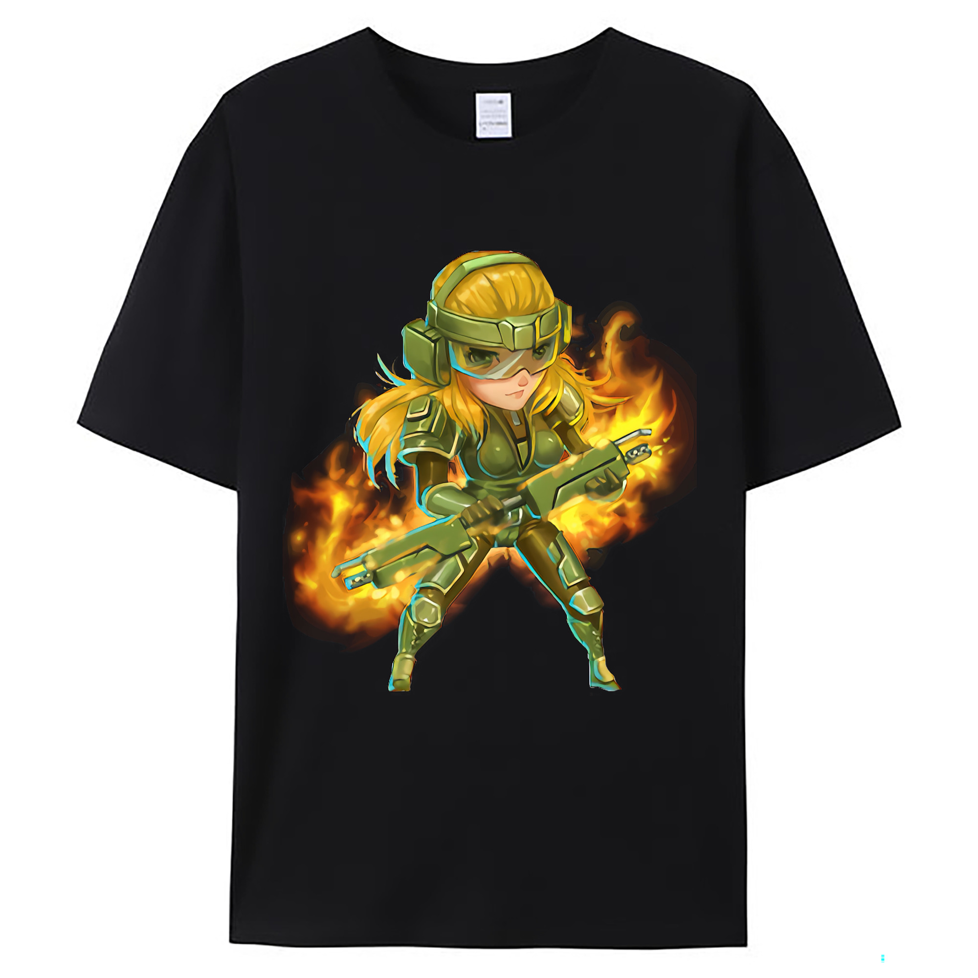 （画像用） リーグ・オブ・レジェンド League of Legends LOL レディースカジュアルプリントTシャツ（綿100％）
