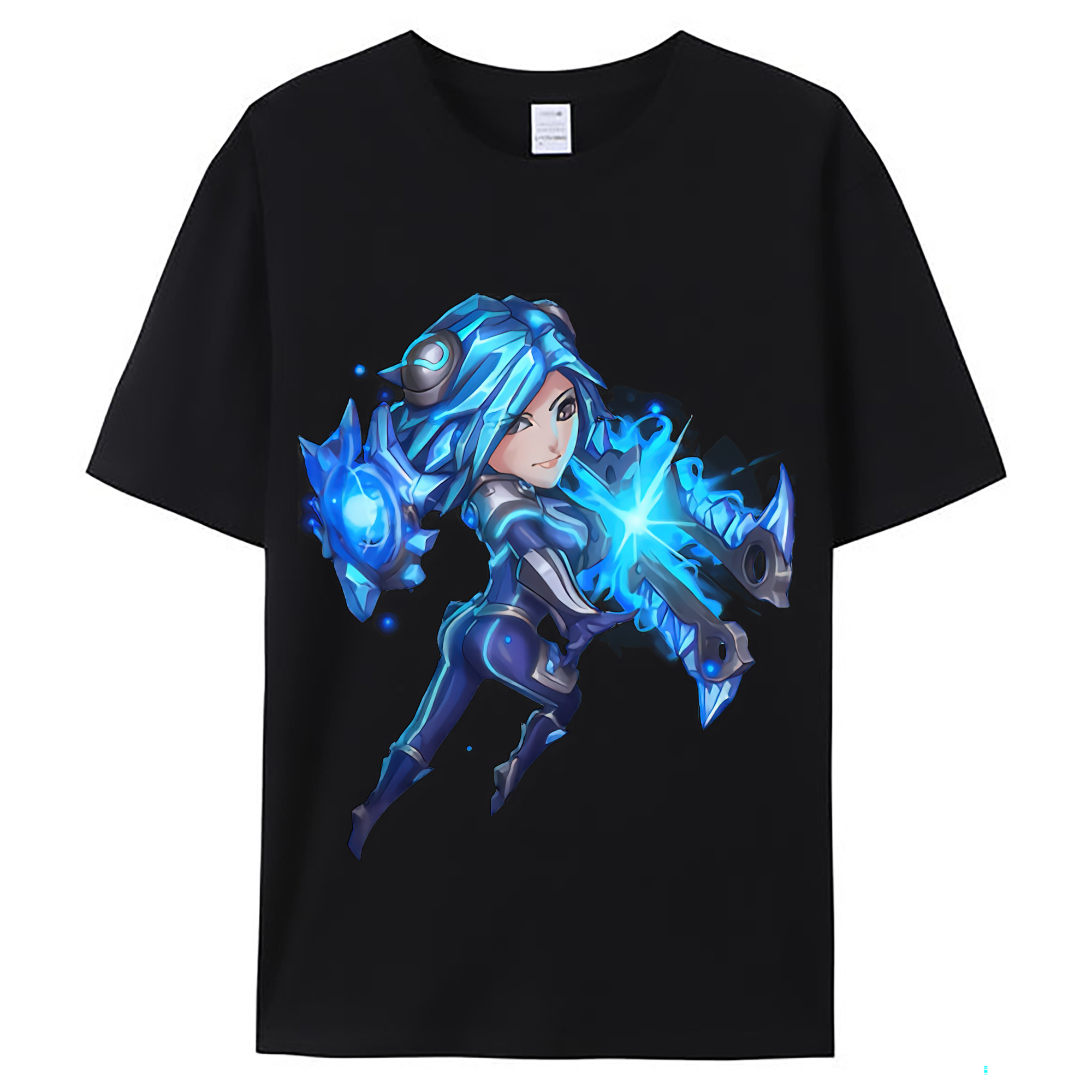 （画像用） リーグ・オブ・レジェンド League of Legends LOL レディースカジュアルプリントTシャツ（綿100％）