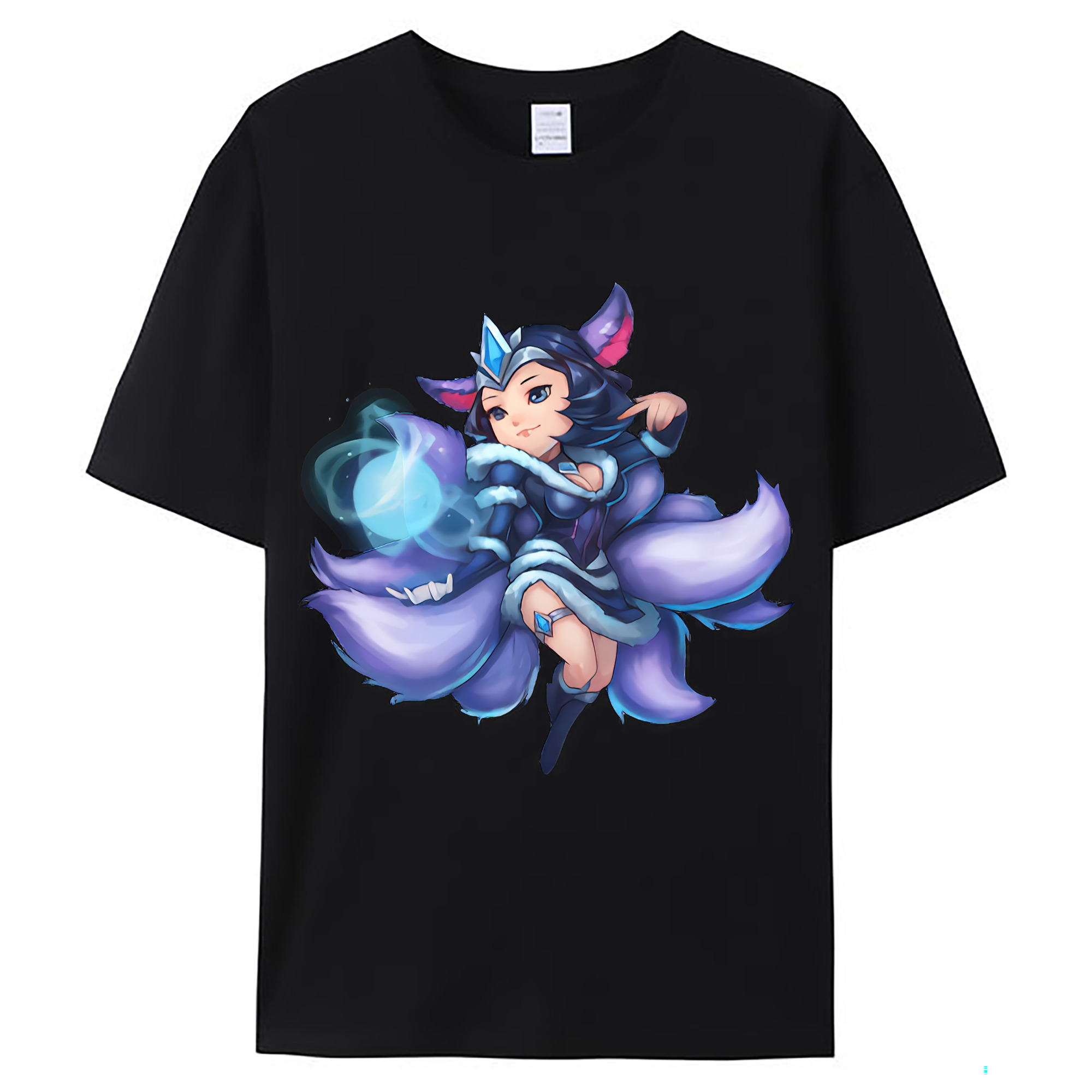 （画像用） リーグ・オブ・レジェンド League of Legends LOL レディースカジュアルプリントTシャツ（綿100％）