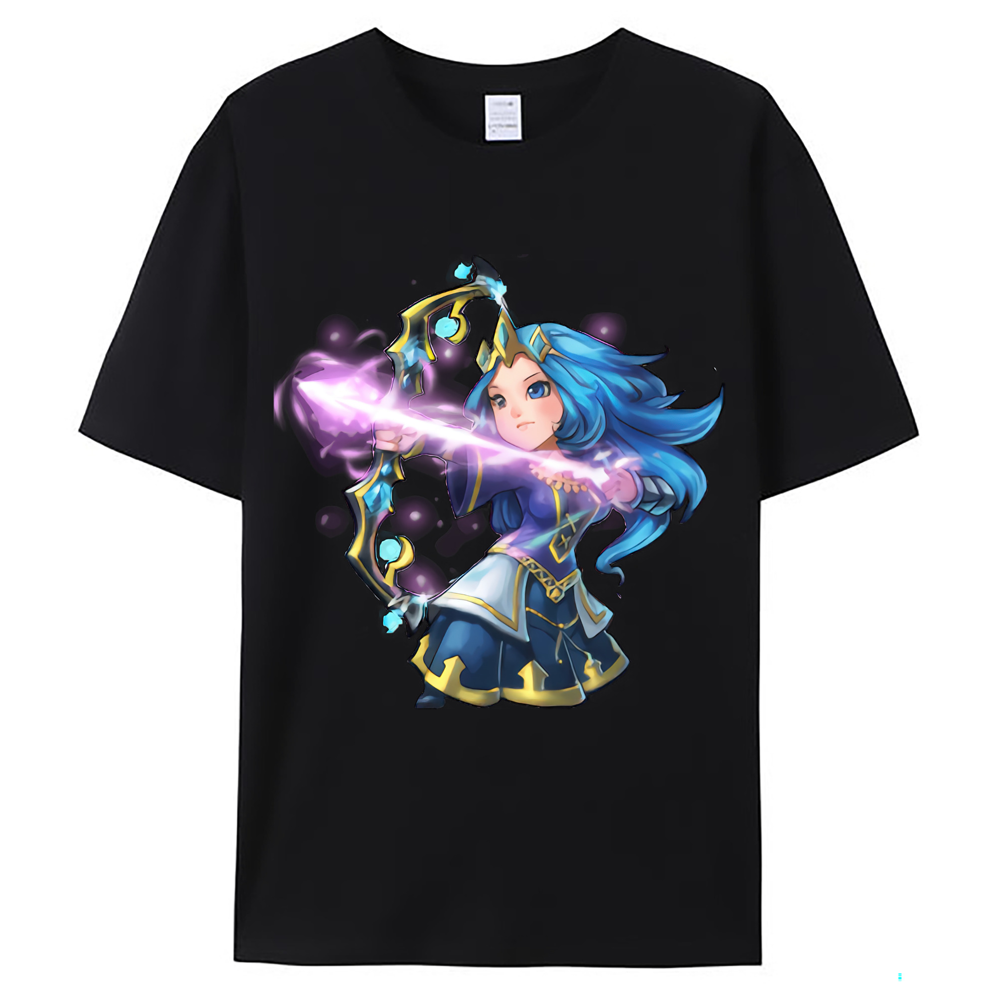 （画像用） リーグ・オブ・レジェンド League of Legends LOL レディースカジュアルプリントTシャツ（綿100％）