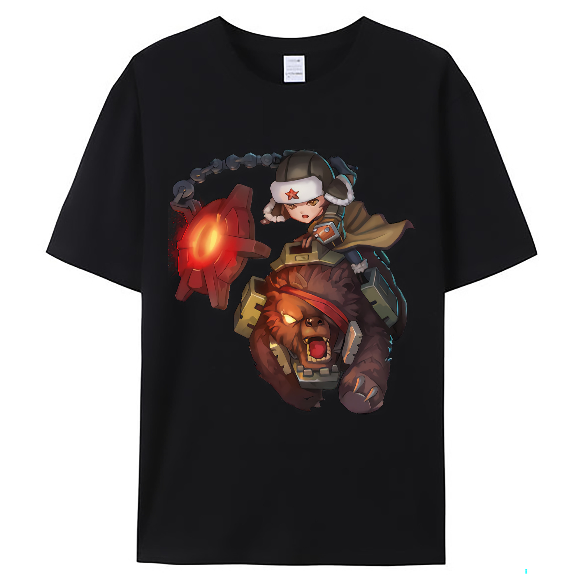 （画像用） リーグ・オブ・レジェンド League of Legends LOL レディースカジュアルプリントTシャツ（綿100％）