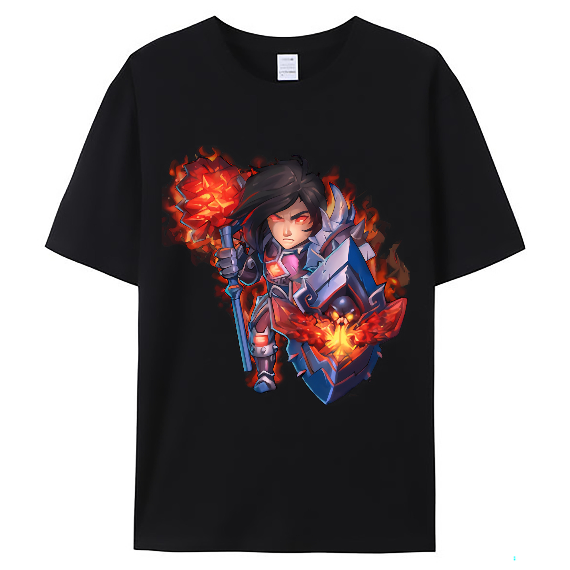 （画像用） リーグ・オブ・レジェンド League of Legends LOL レディースカジュアルプリントTシャツ（綿100％）