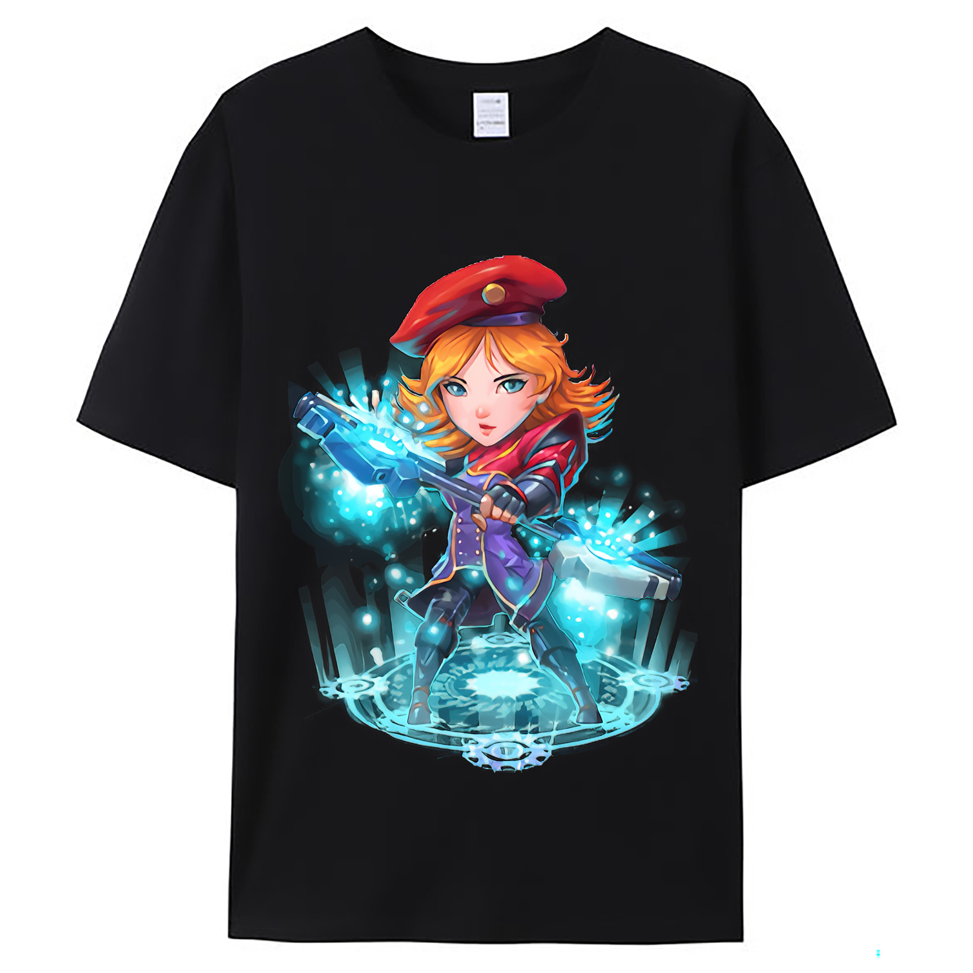 （画像用） リーグ・オブ・レジェンド League of Legends LOL レディースカジュアルプリントTシャツ（綿100％）