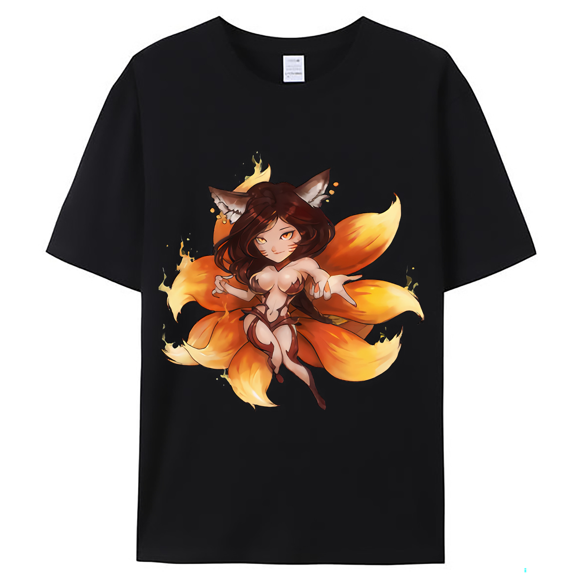 （画像用） リーグ・オブ・レジェンド League of Legends LOL レディースカジュアルプリントTシャツ（綿100％）