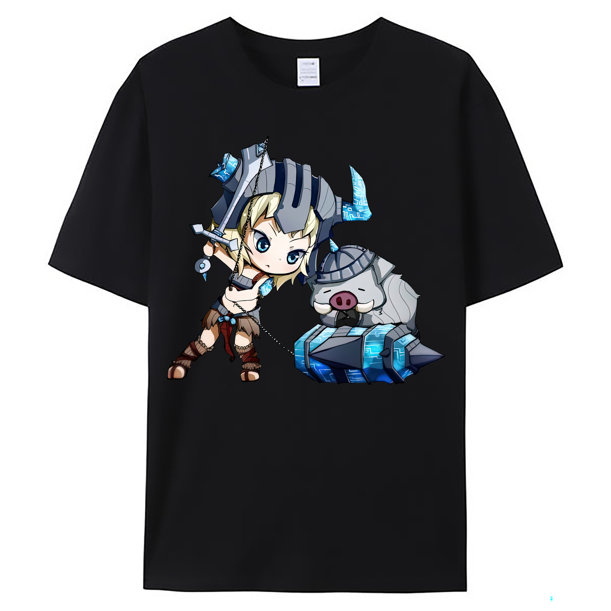 （画像用） リーグ・オブ・レジェンド League of Legends LOL レディースカジュアルプリントTシャツ（綿100％）