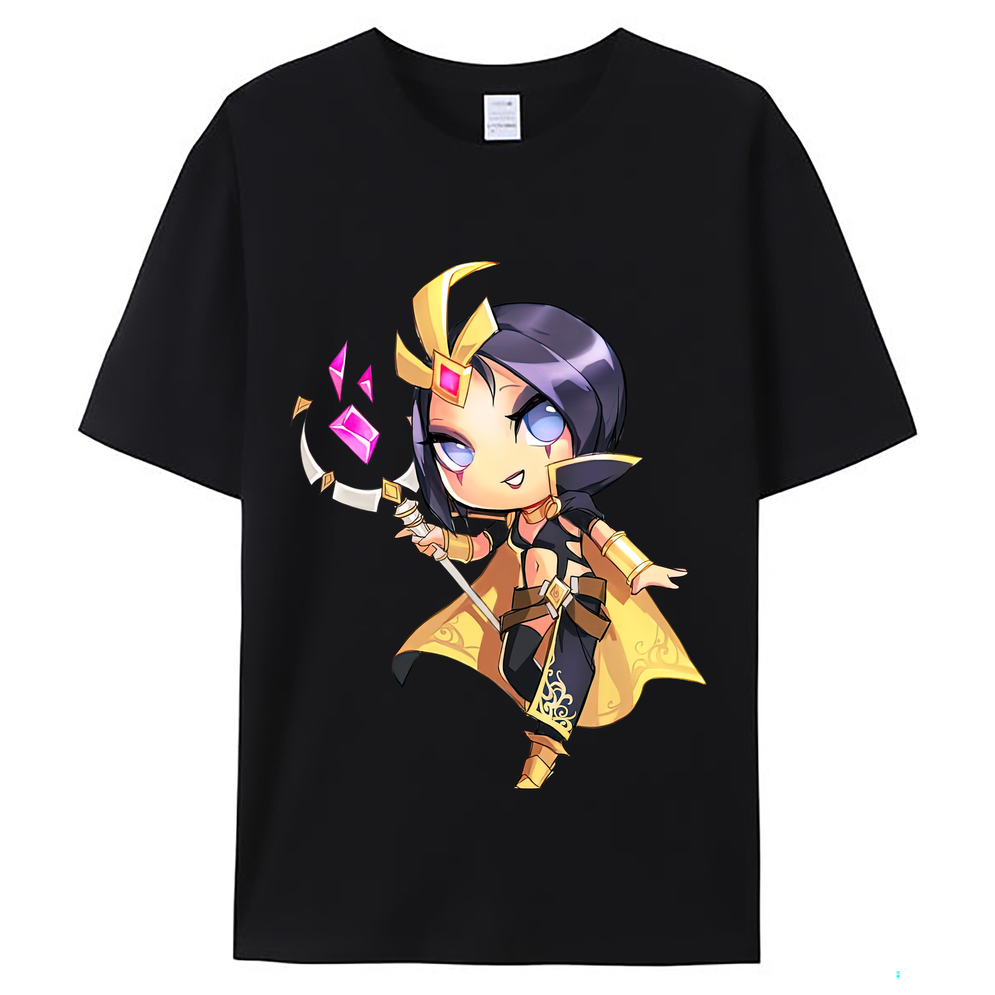 （画像用） リーグ・オブ・レジェンド League of Legends LOL レディースカジュアルプリントTシャツ（綿100％）