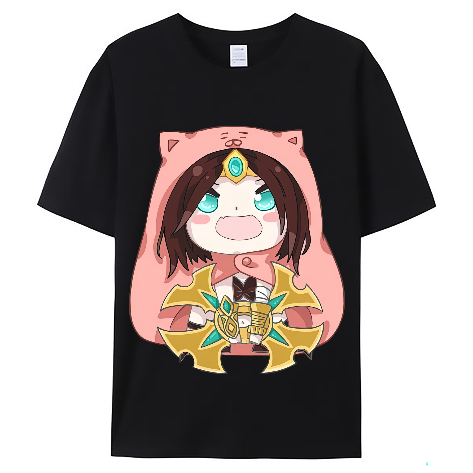 （画像用） リーグ・オブ・レジェンド League of Legends LOL レディースカジュアルプリントTシャツ（綿100％）