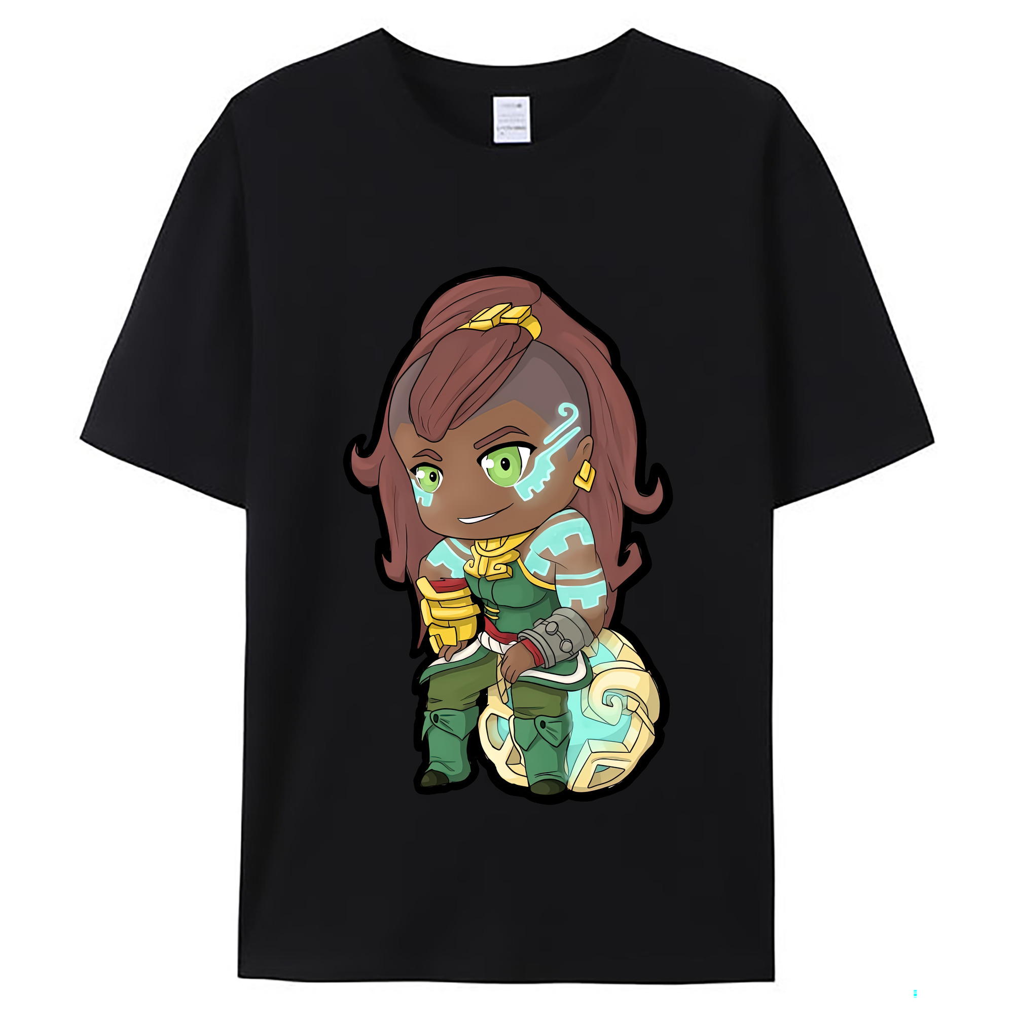 （画像用） リーグ・オブ・レジェンド League of Legends LOL レディースカジュアルプリントTシャツ（綿100％）