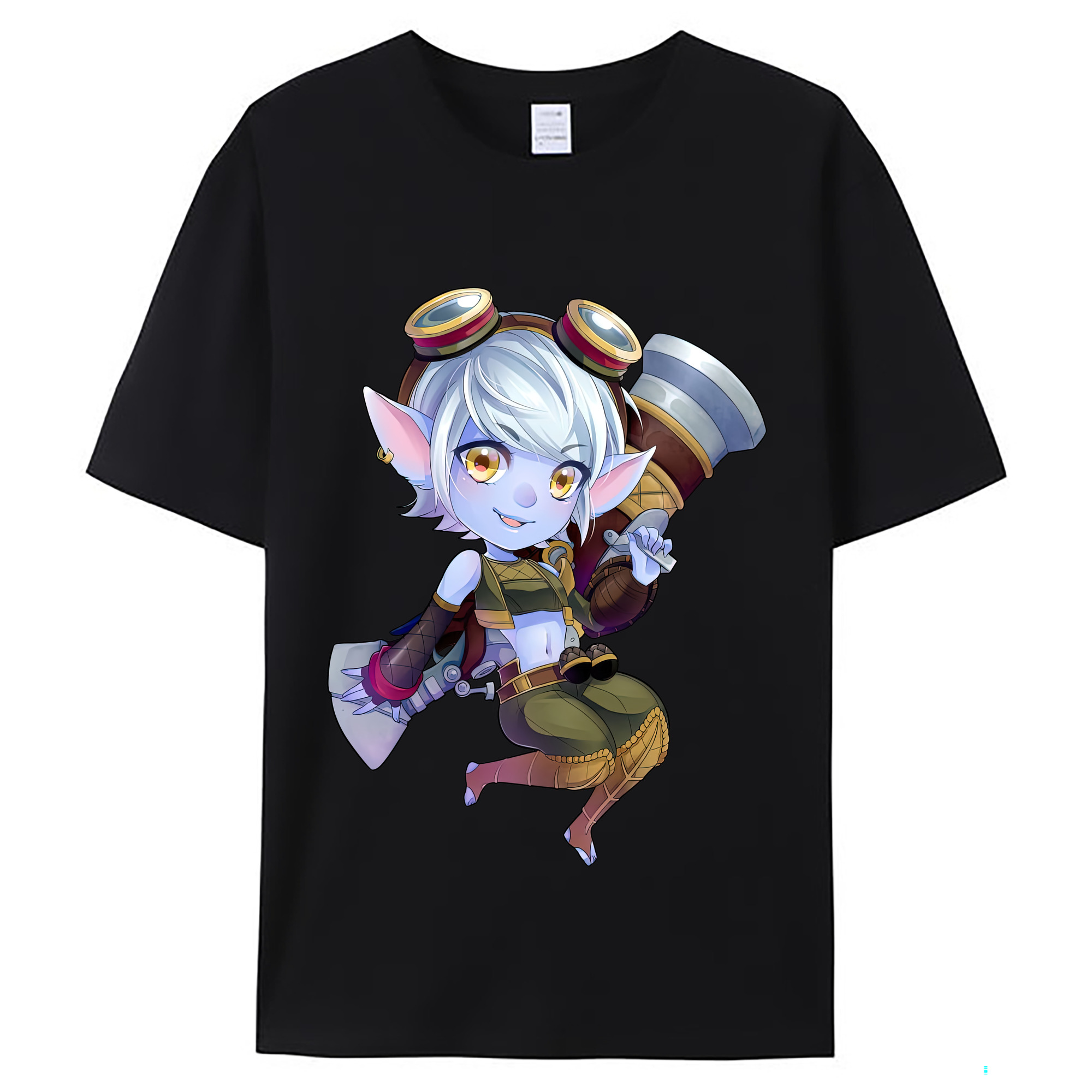 （画像用） リーグ・オブ・レジェンド League of Legends LOL レディースカジュアルプリントTシャツ（綿100％）
