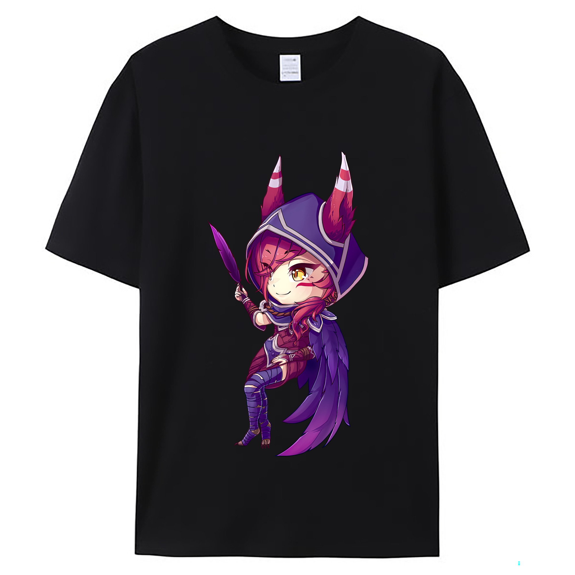 （画像用） リーグ・オブ・レジェンド League of Legends LOL レディースカジュアルプリントTシャツ（綿100％）