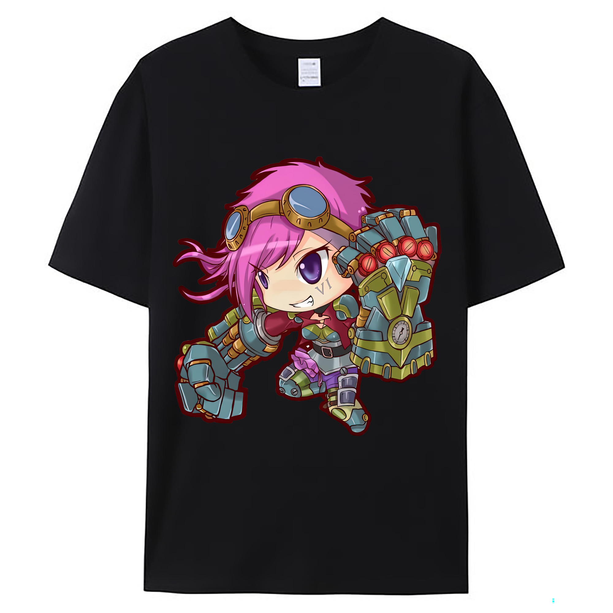 （画像用） リーグ・オブ・レジェンド League of Legends LOL レディースカジュアルプリントTシャツ（綿100％）