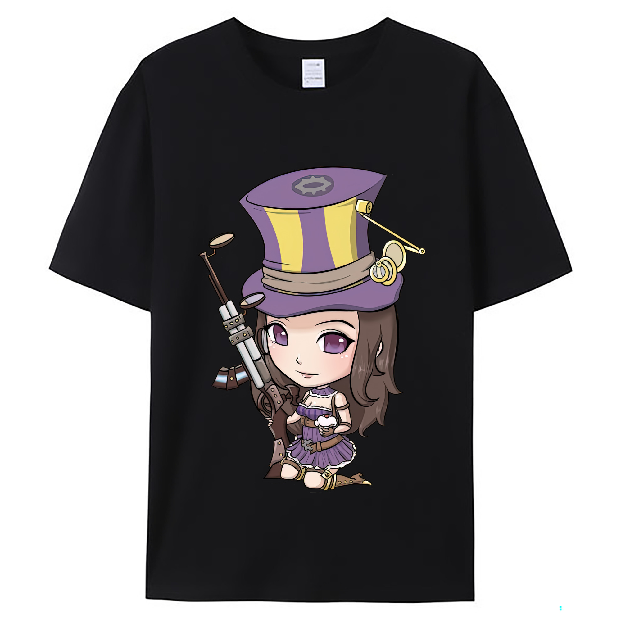 （画像用） リーグ・オブ・レジェンド League of Legends LOL レディースカジュアルプリントTシャツ（綿100％）