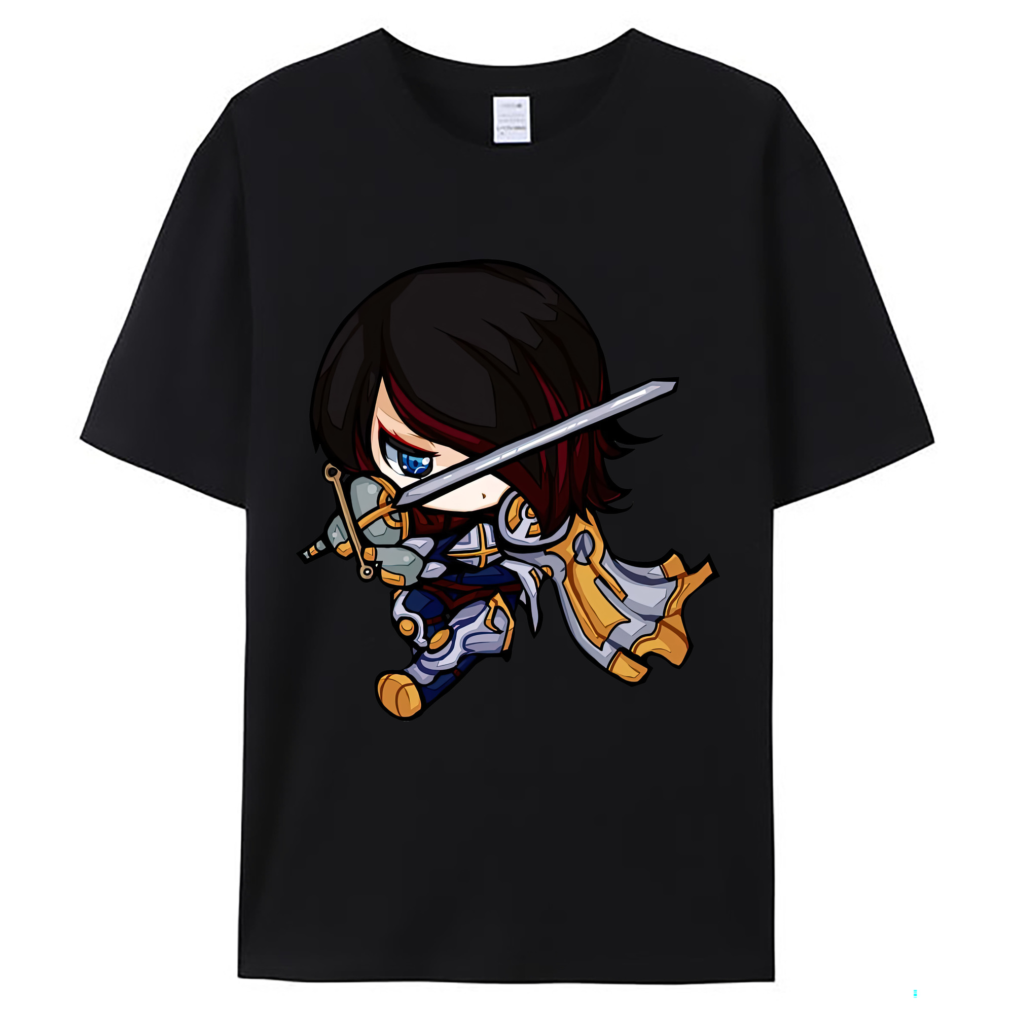 （画像用） リーグ・オブ・レジェンド League of Legends LOL レディースカジュアルプリントTシャツ（綿100％）