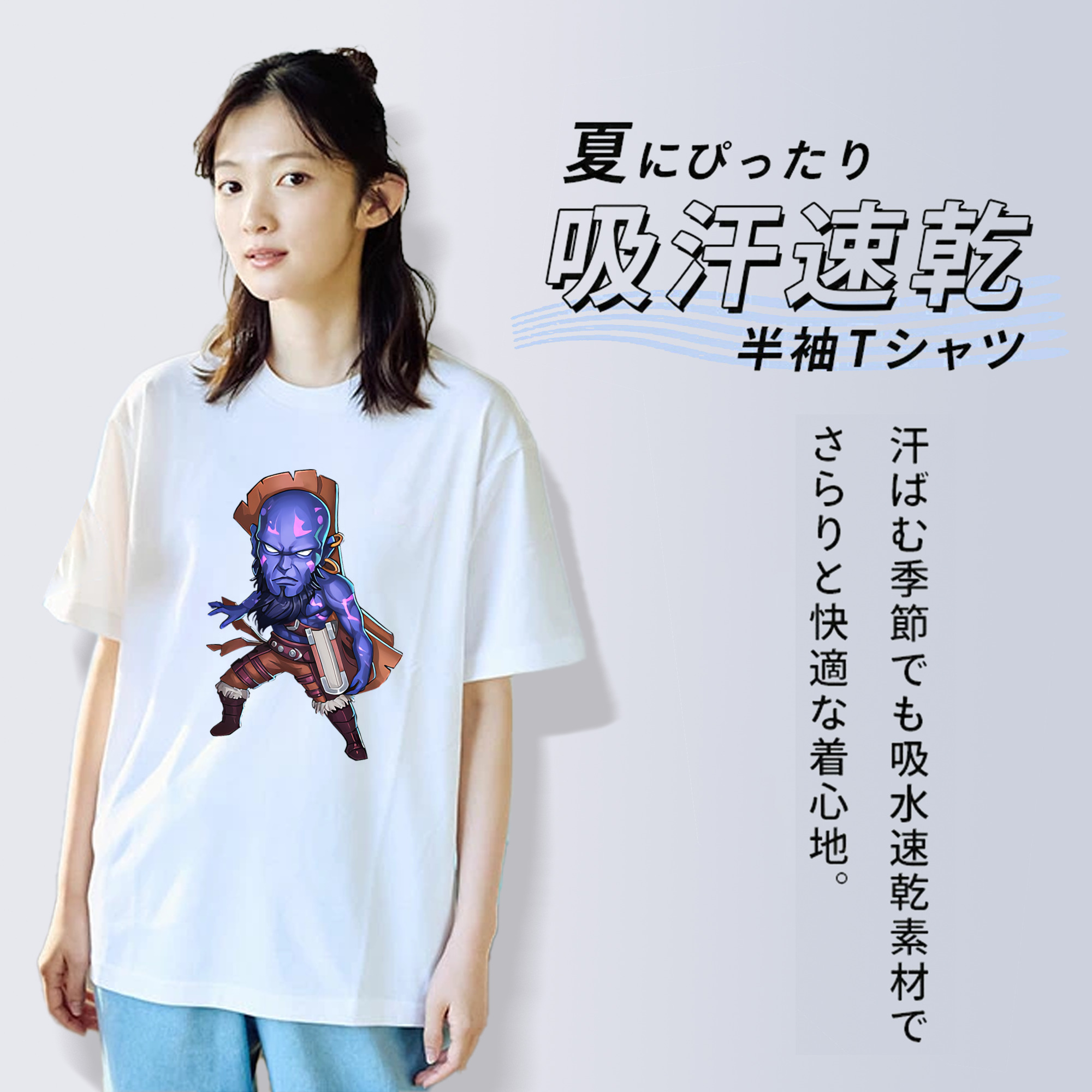 リーグ・オブ・レジェンド League of Legends LOL レディースカジュアルプリントTシャツ（綿100％）
