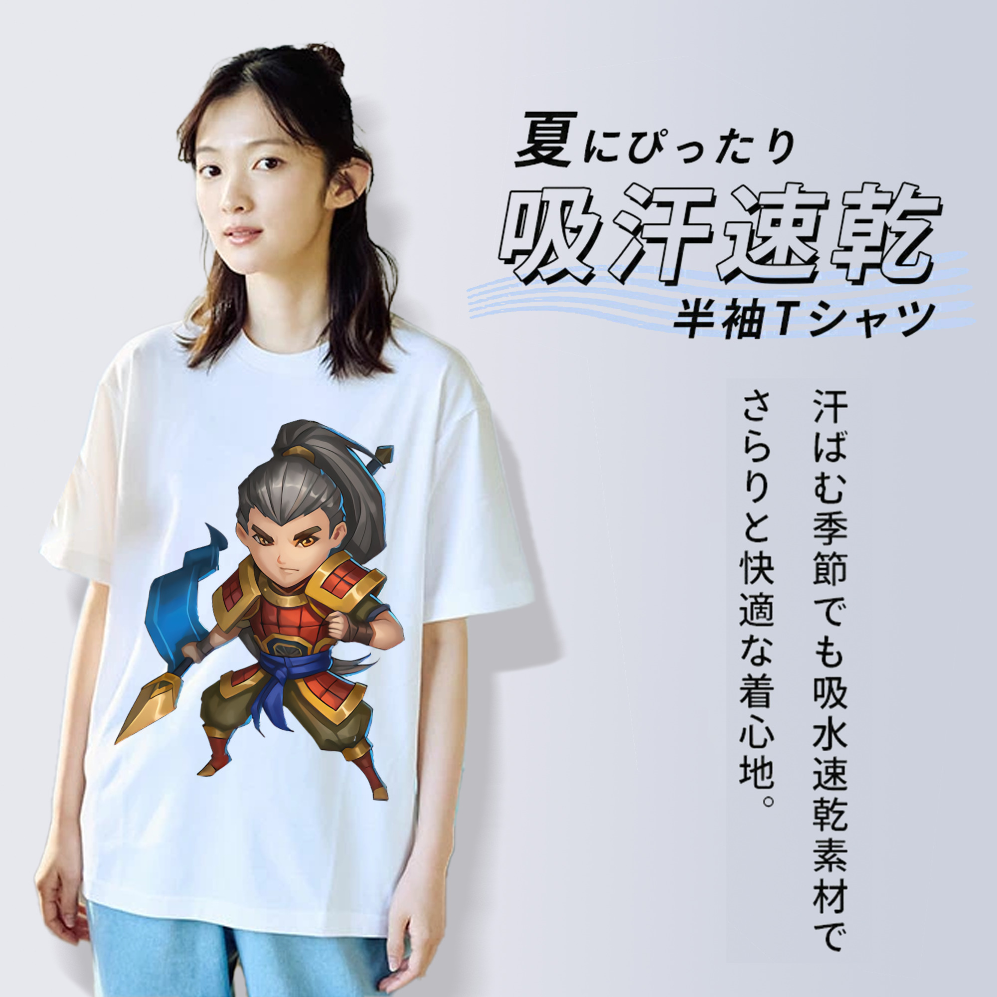 リーグ・オブ・レジェンド League of Legends LOL レディースカジュアルプリントTシャツ（綿100％）