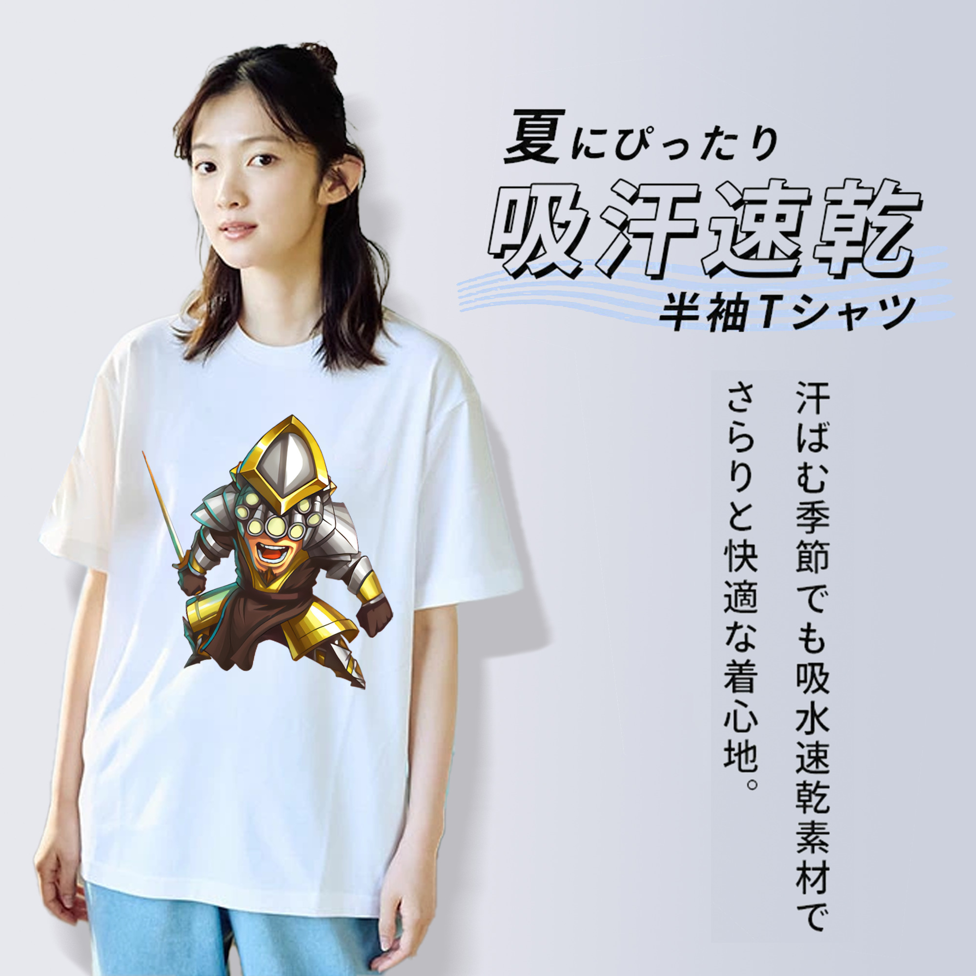 リーグ・オブ・レジェンド League of Legends LOL レディースカジュアルプリントTシャツ（綿100％）
