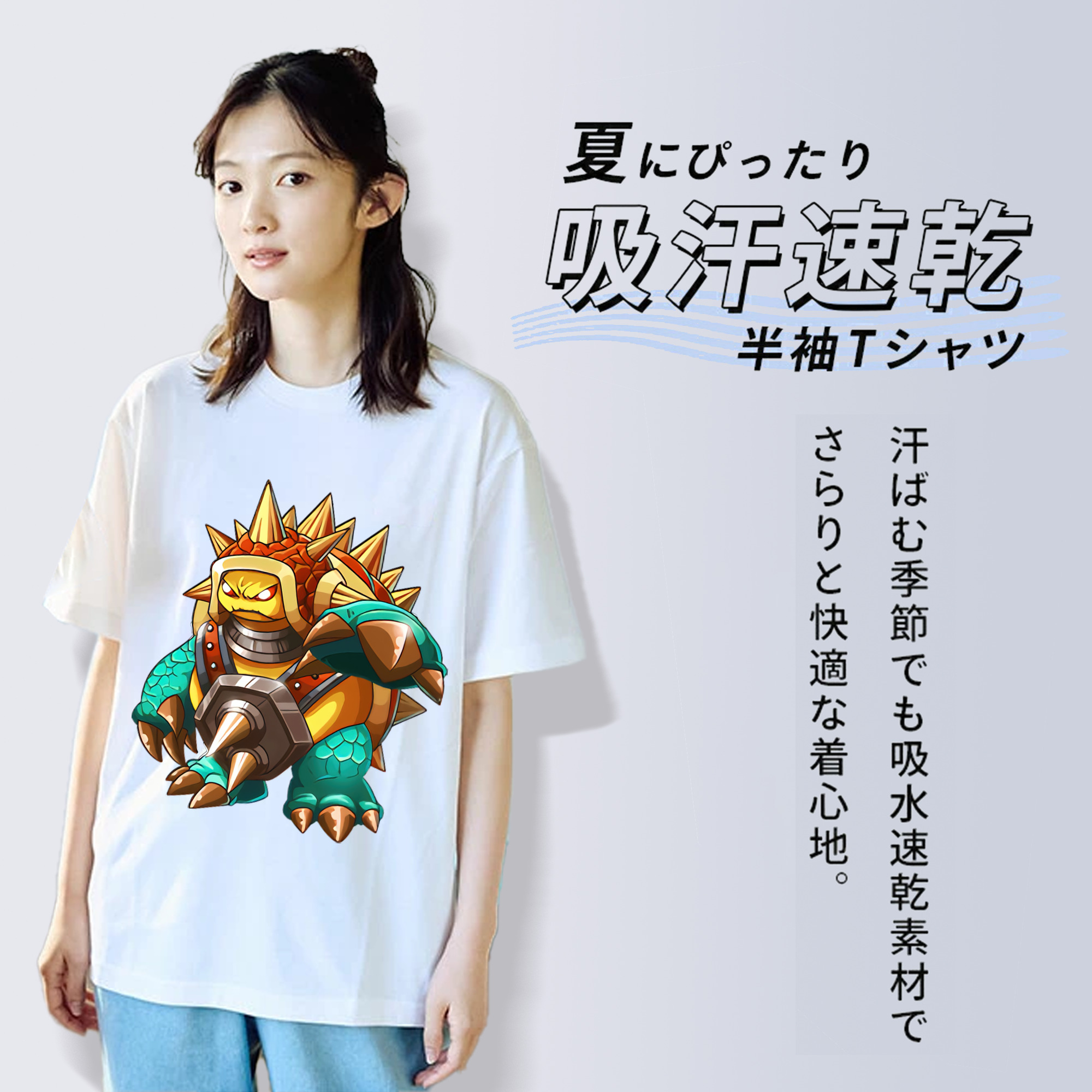 リーグ・オブ・レジェンド League of Legends LOL レディースカジュアルプリントTシャツ（綿100％）