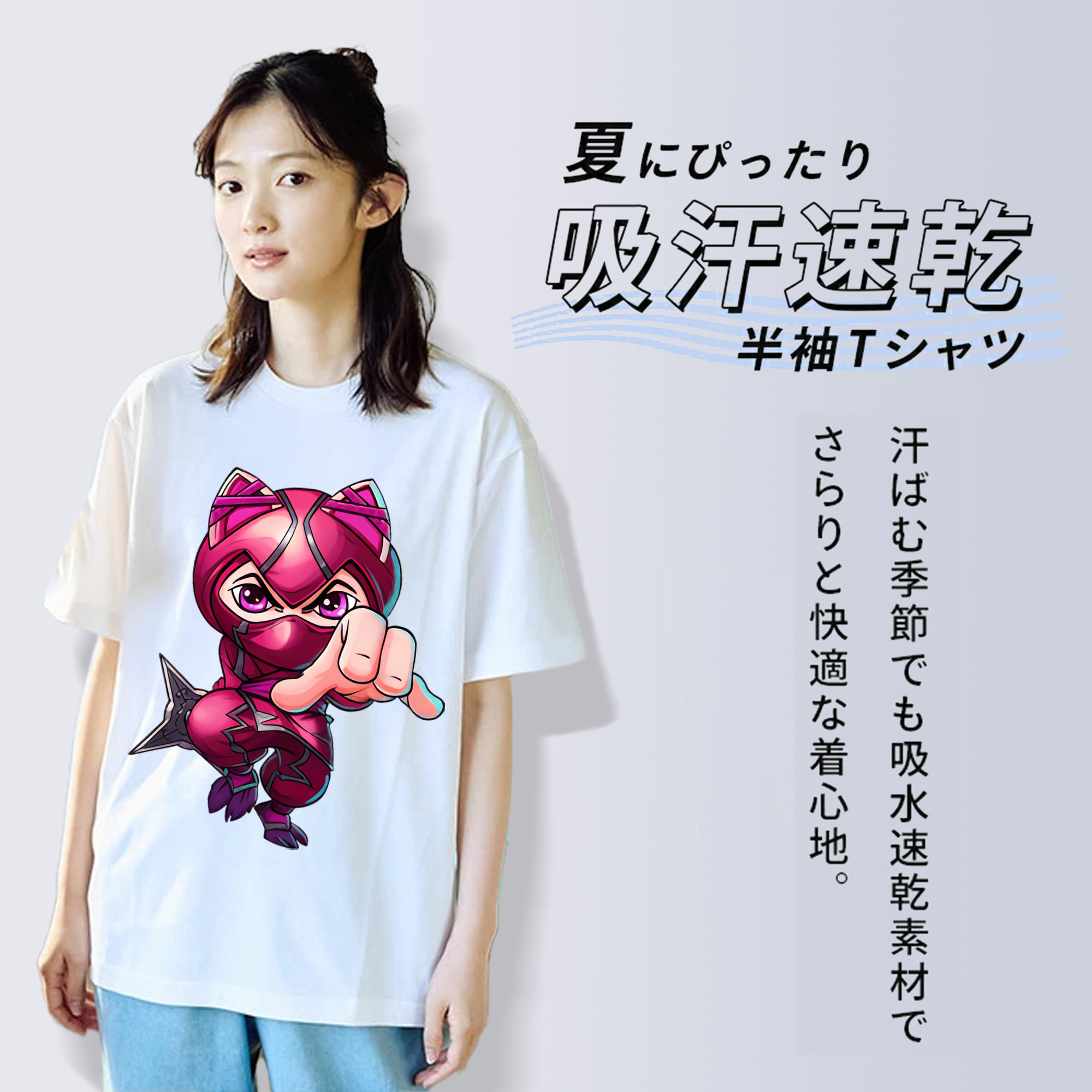 リーグ・オブ・レジェンド League of Legends LOL レディースカジュアルプリントTシャツ（綿100％）