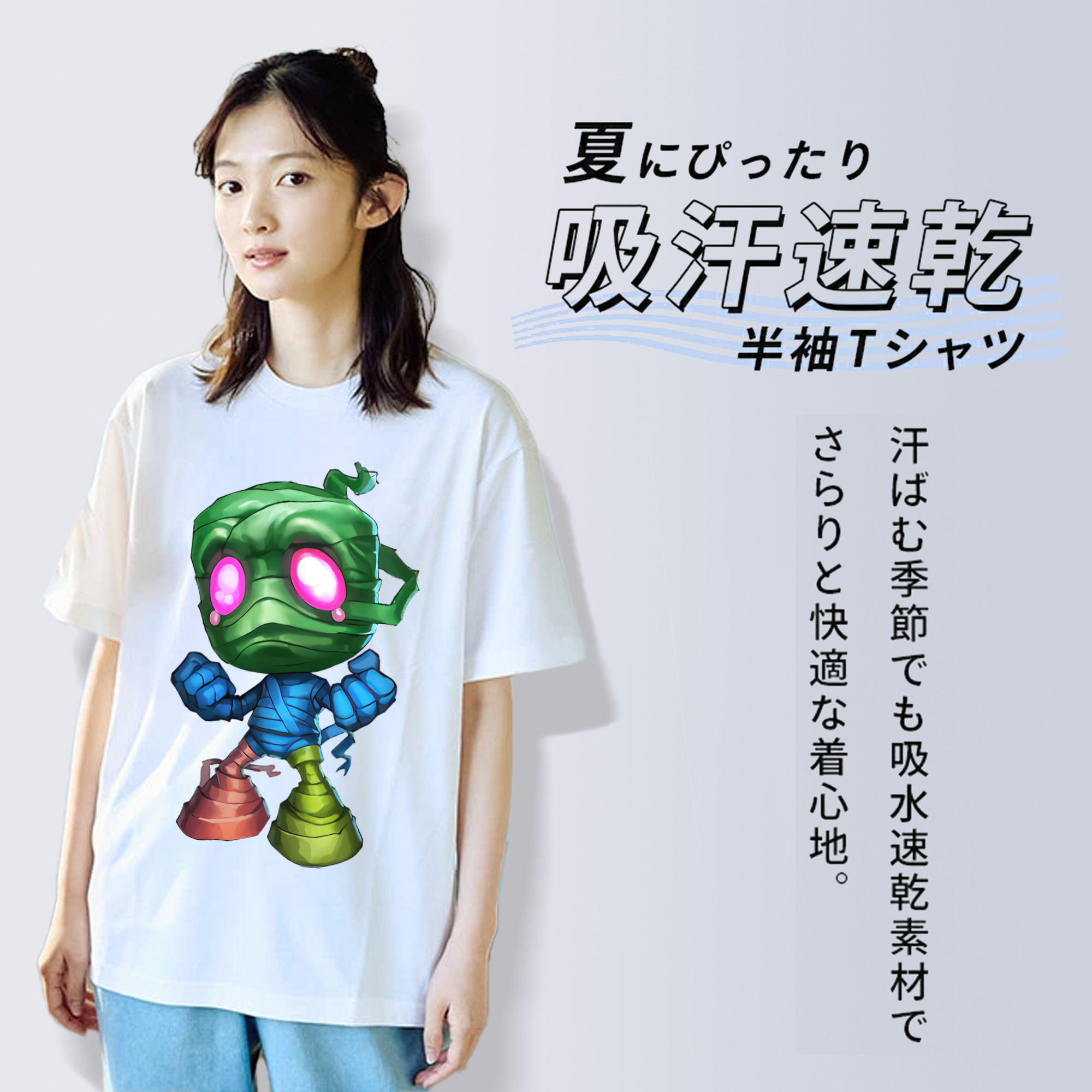 リーグ・オブ・レジェンド League of Legends LOL レディースカジュアルプリントTシャツ（綿100％）