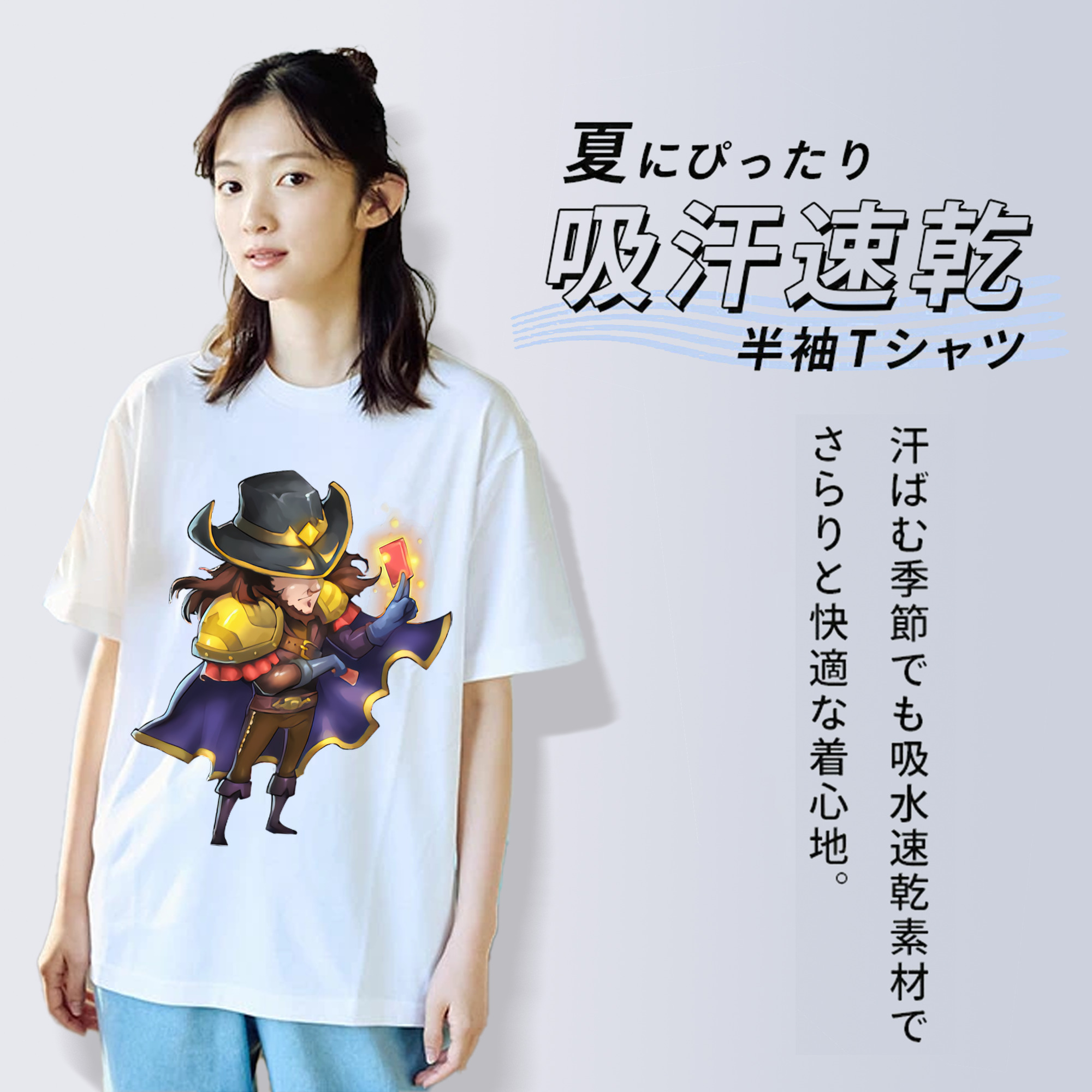 リーグ・オブ・レジェンド League of Legends LOL レディースカジュアルプリントTシャツ（綿100％）