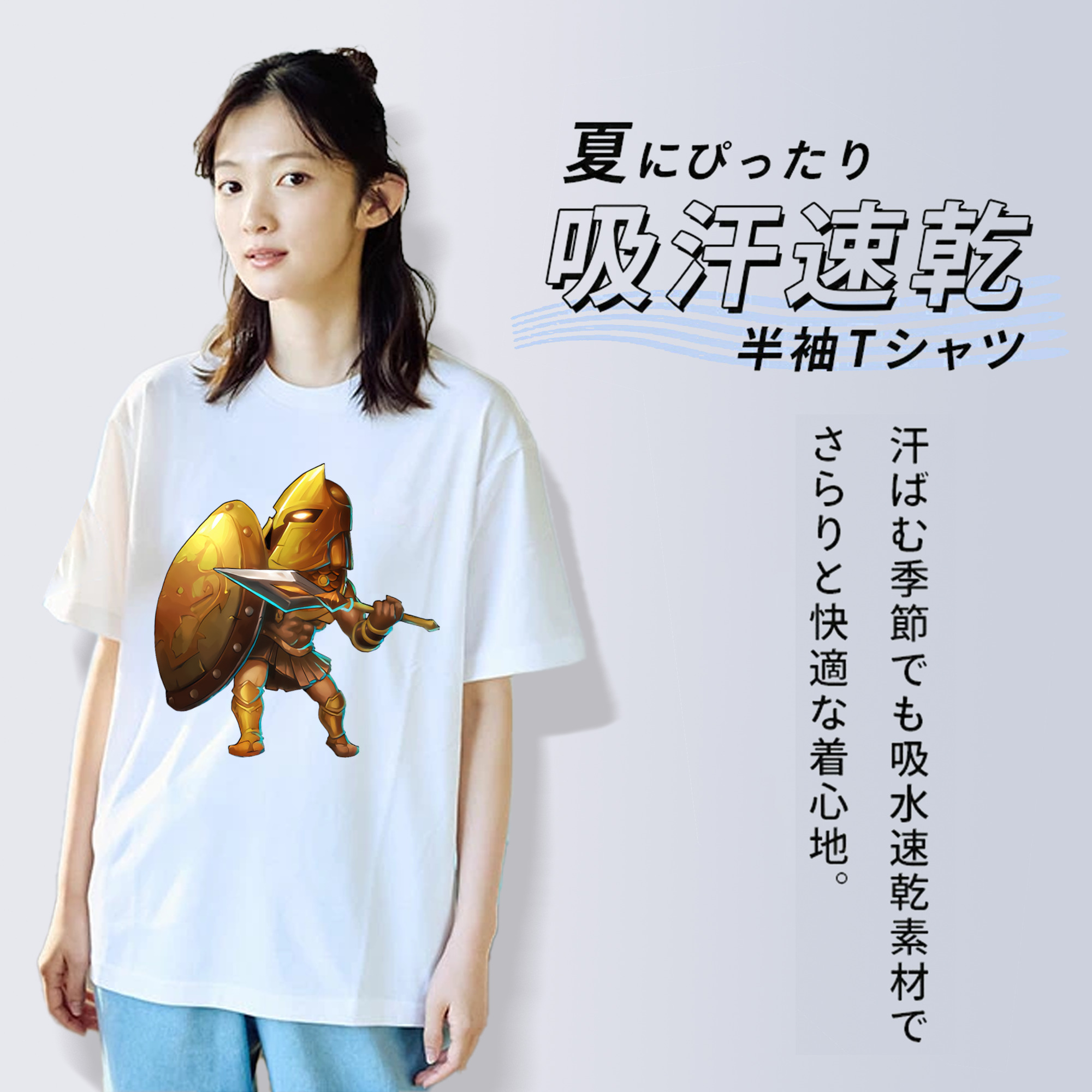 リーグ・オブ・レジェンド League of Legends LOL レディースカジュアルプリントTシャツ（綿100％）