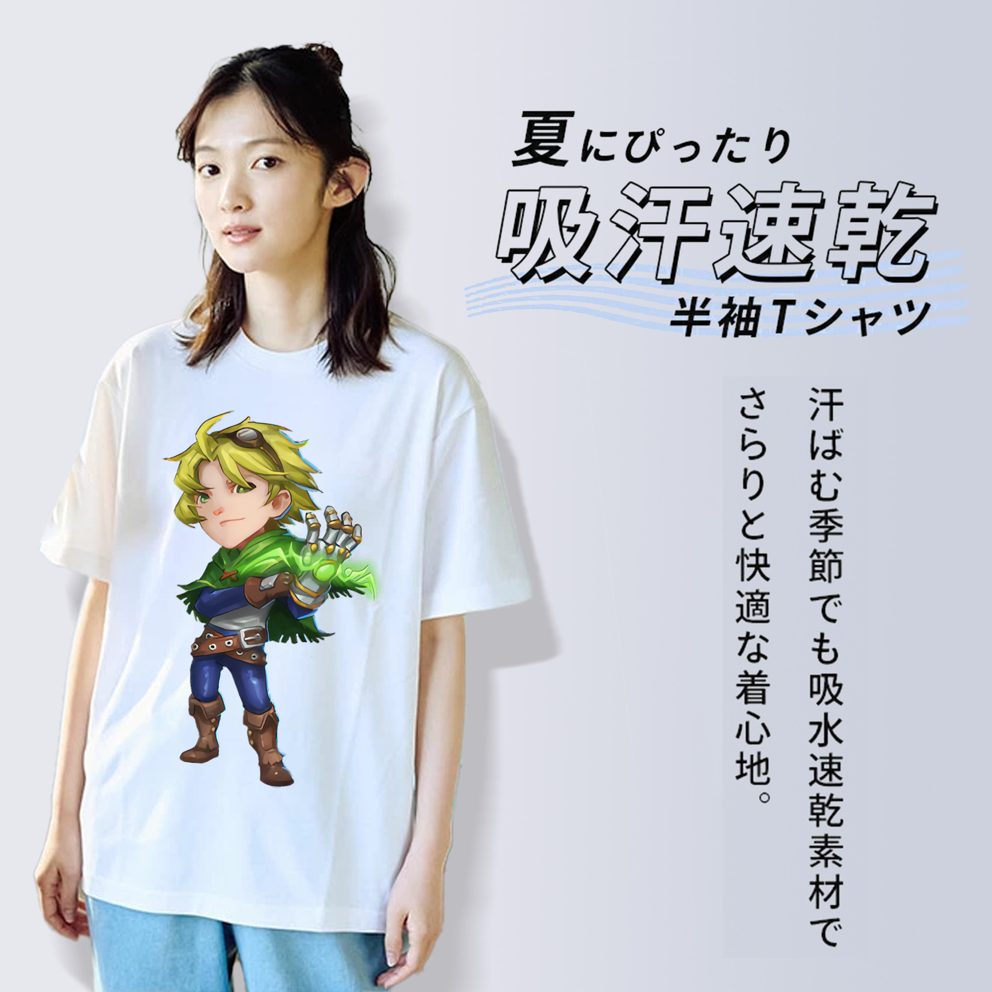 リーグ・オブ・レジェンド League of Legends LOL レディースカジュアルプリントTシャツ（綿100％）