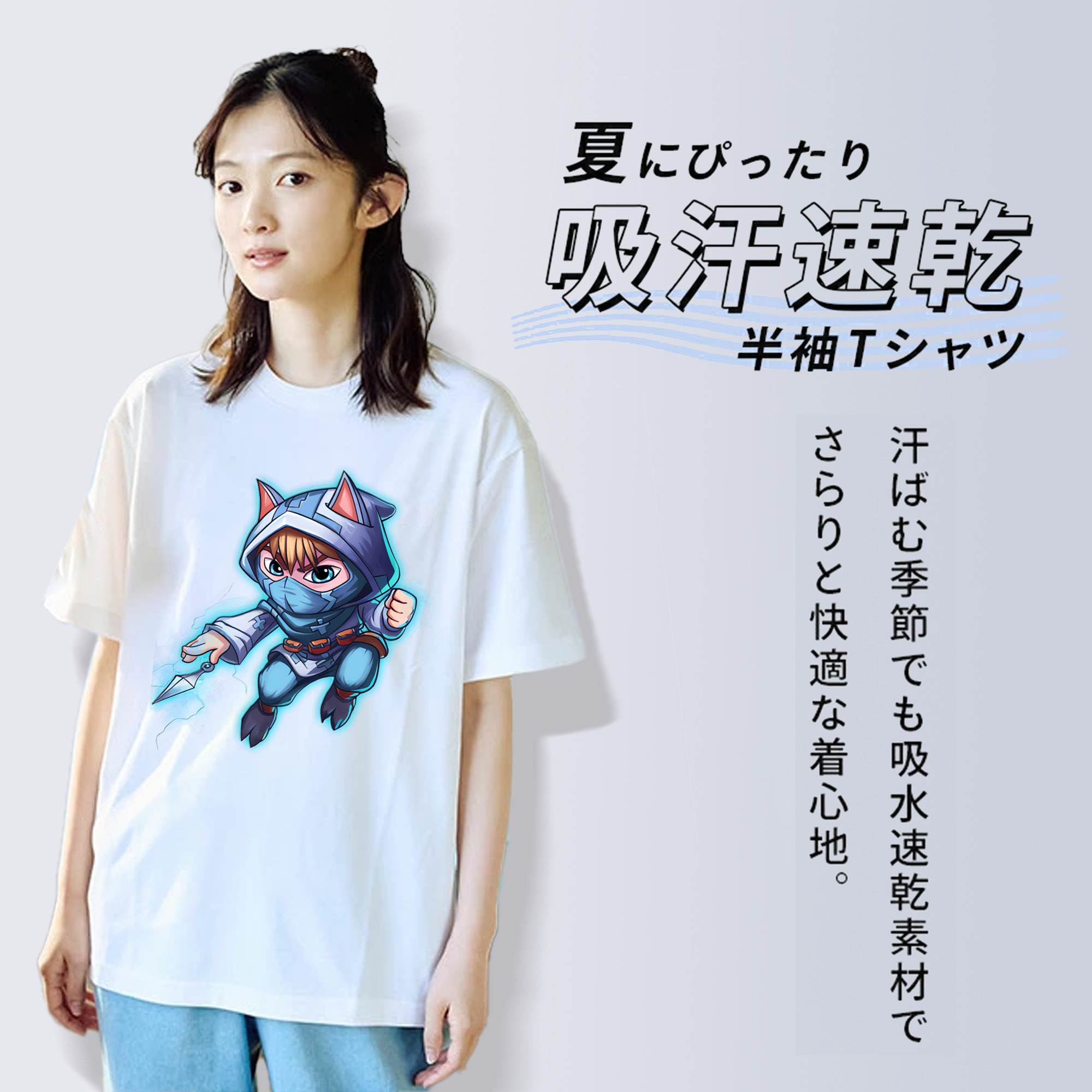 リーグ・オブ・レジェンド League of Legends LOL レディースカジュアルプリントTシャツ（綿100％）