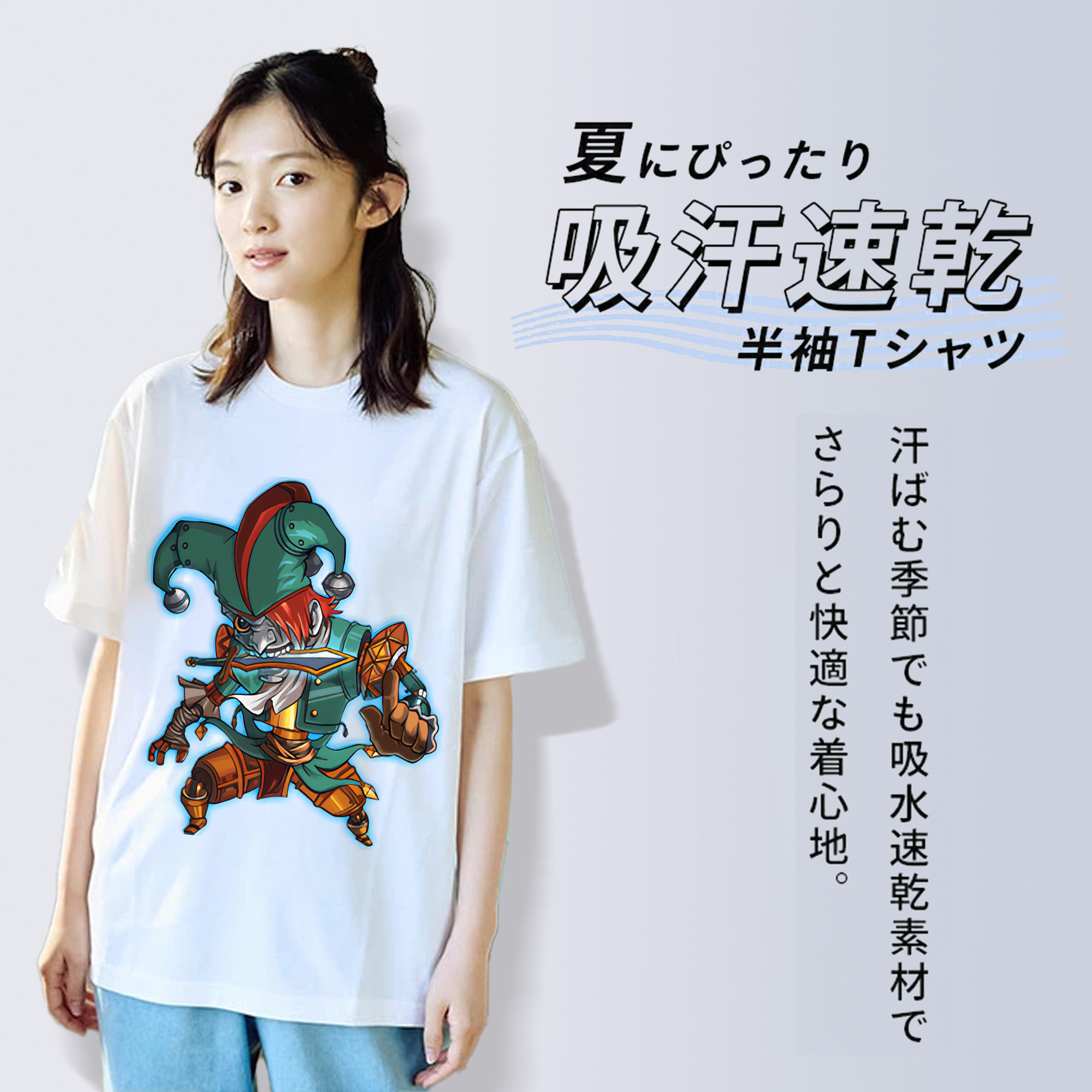 リーグ・オブ・レジェンド League of Legends LOL レディースカジュアルプリントTシャツ（綿100％）