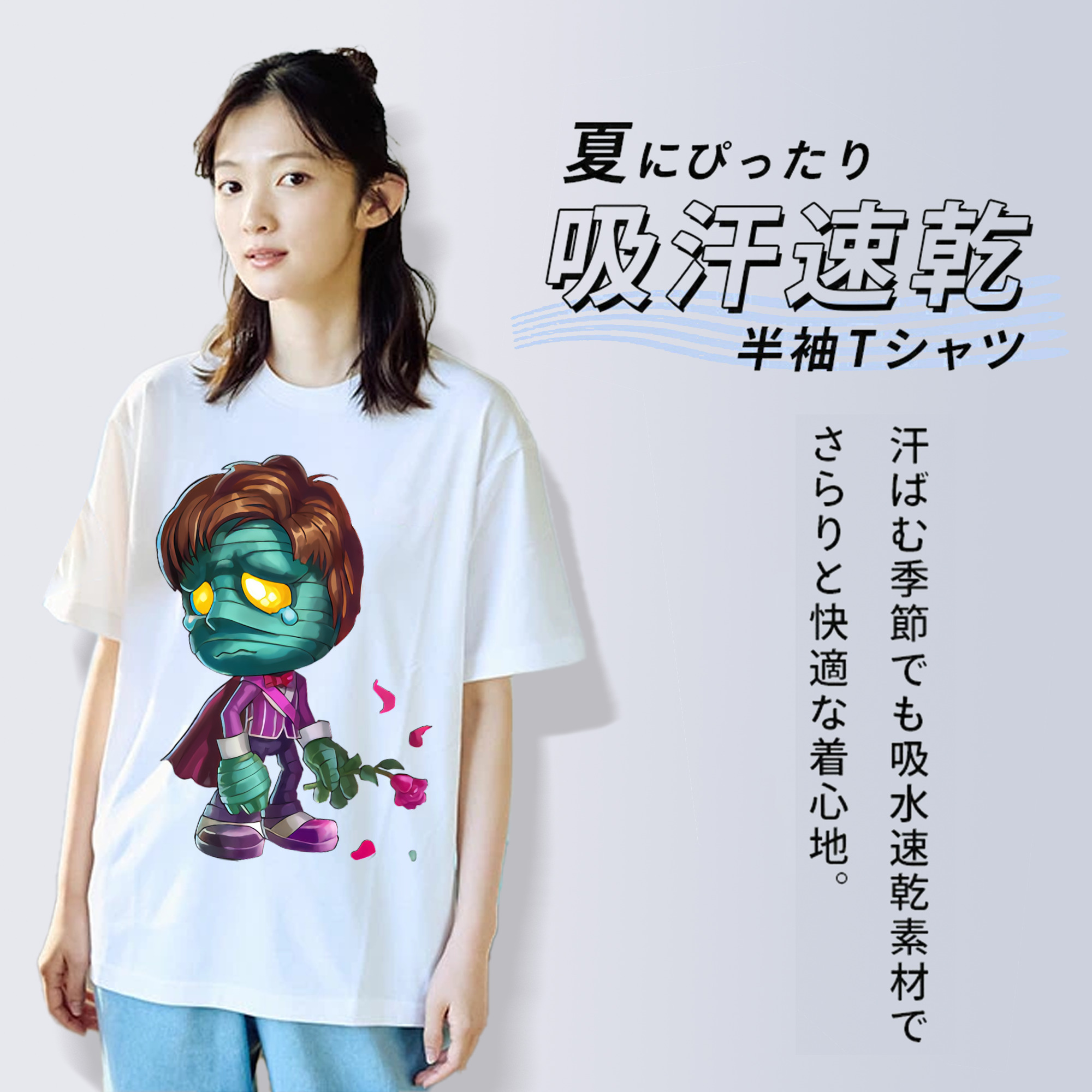 リーグ・オブ・レジェンド League of Legends LOL レディースカジュアルプリントTシャツ（綿100％）
