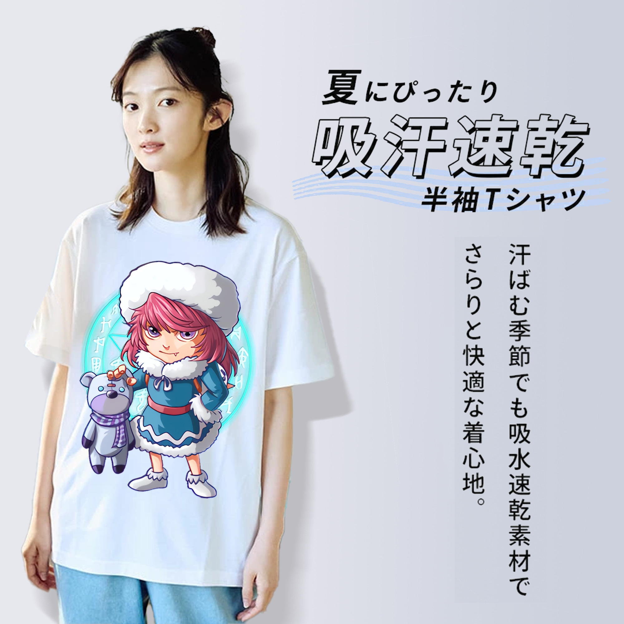 リーグ・オブ・レジェンド League of Legends LOL レディースカジュアルプリントTシャツ（綿100％）