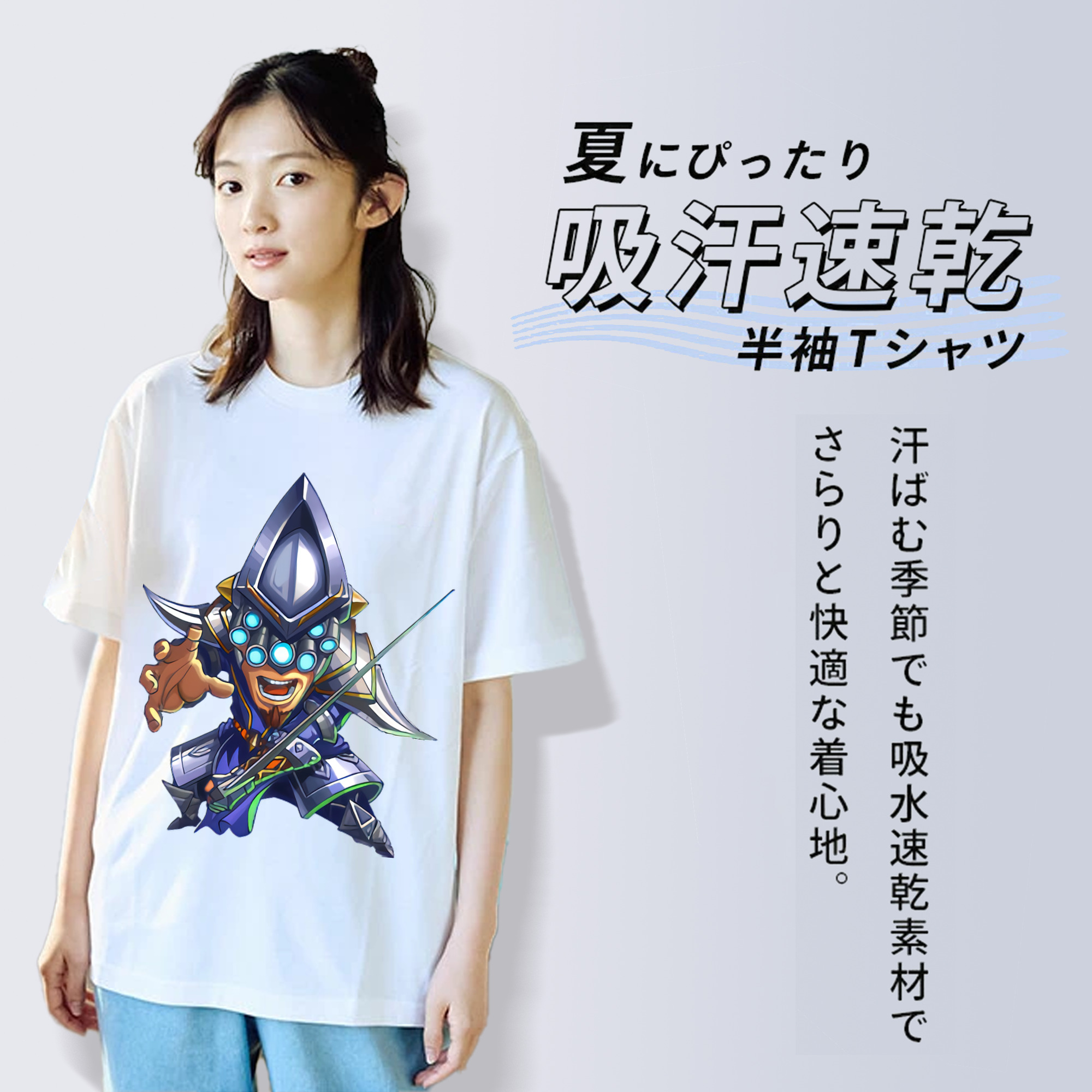 リーグ・オブ・レジェンド League of Legends LOL レディースカジュアルプリントTシャツ（綿100％）