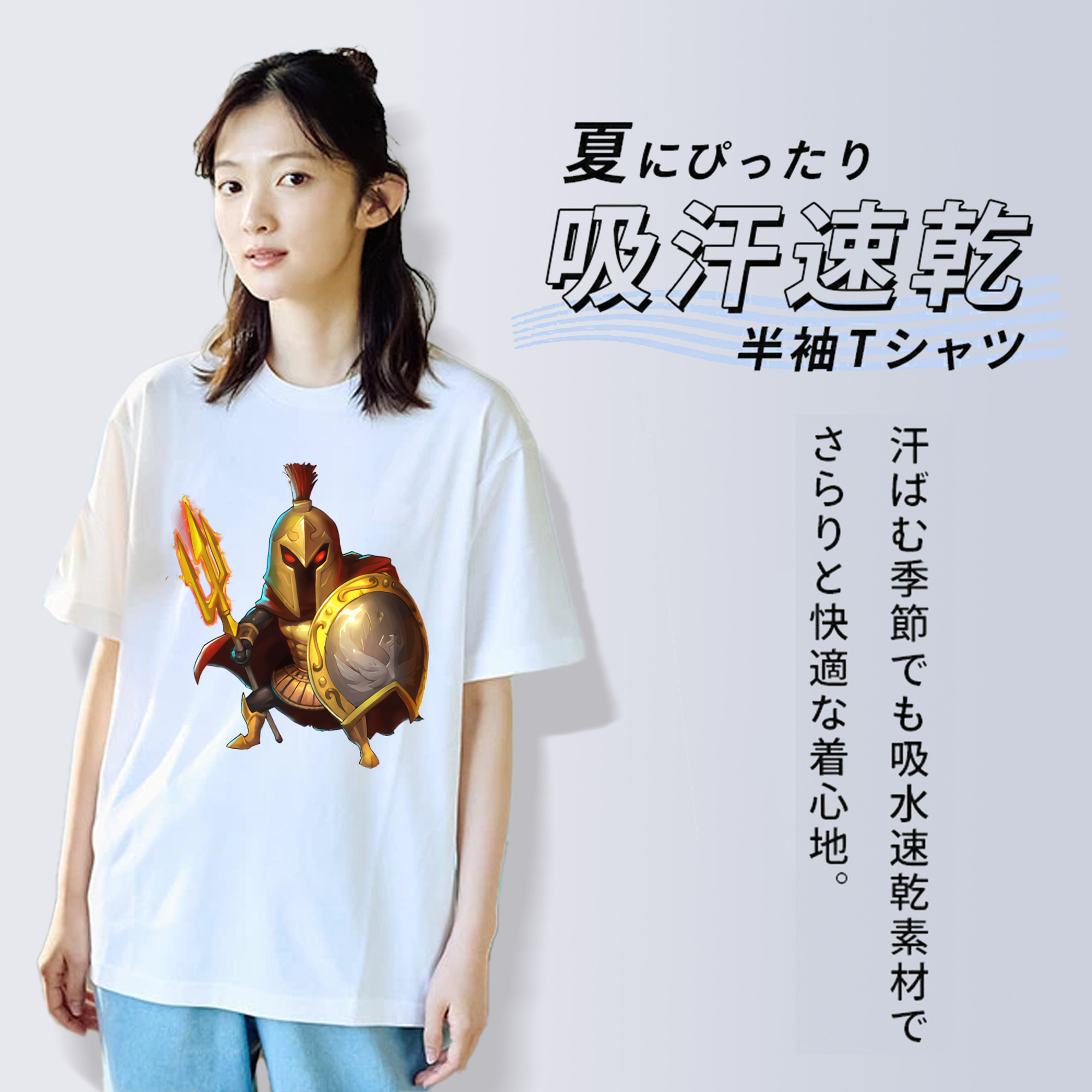 リーグ・オブ・レジェンド League of Legends LOL レディースカジュアルプリントTシャツ（綿100％）