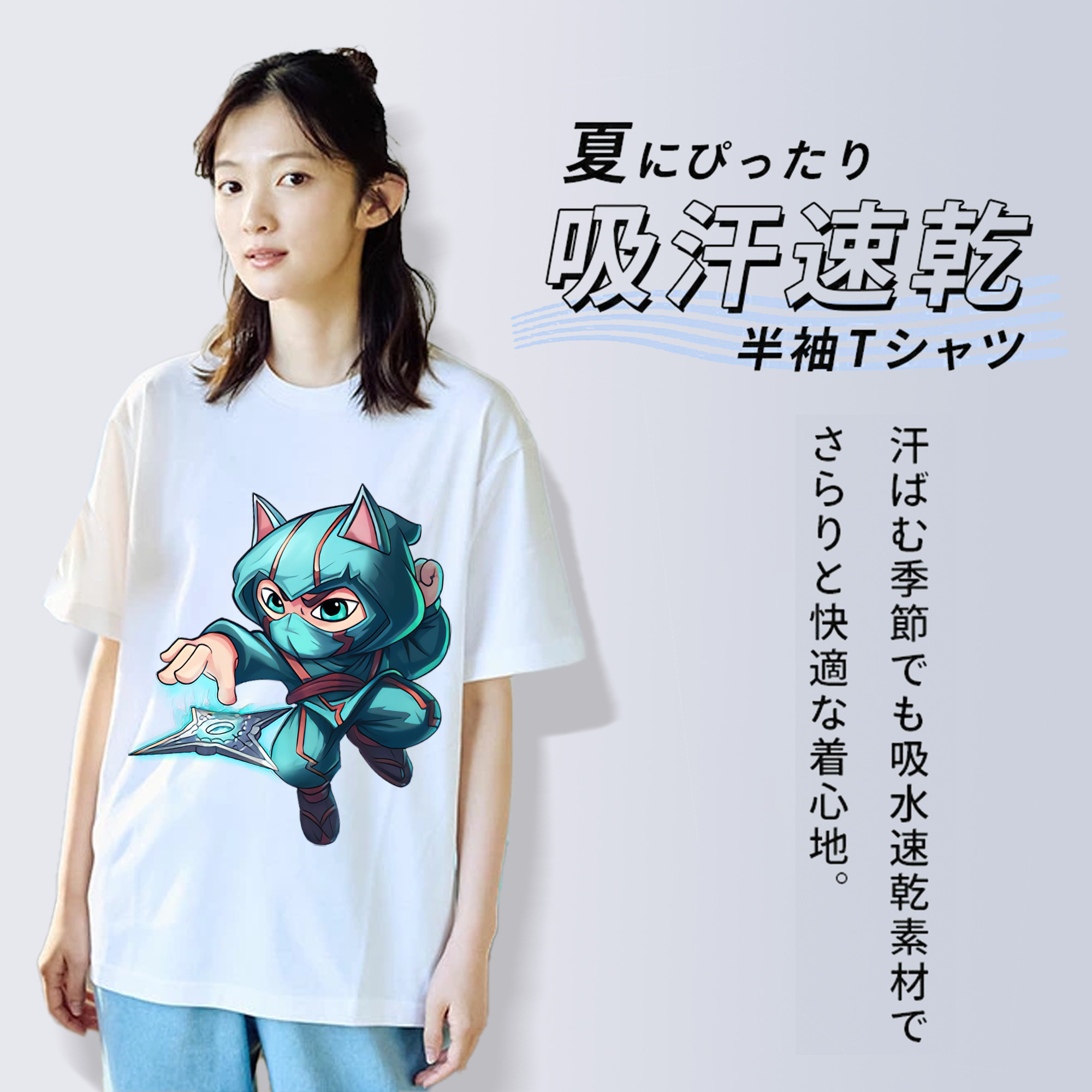 リーグ・オブ・レジェンド League of Legends LOL レディースカジュアルプリントTシャツ（綿100％）