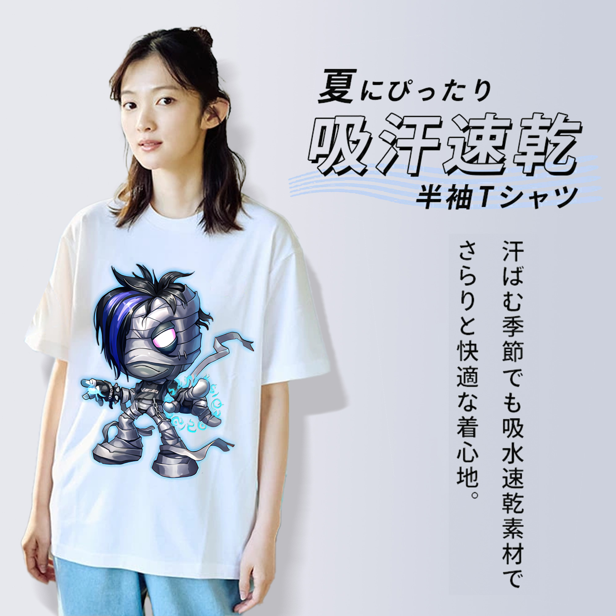 リーグ・オブ・レジェンド League of Legends LOL レディースカジュアルプリントTシャツ（綿100％）