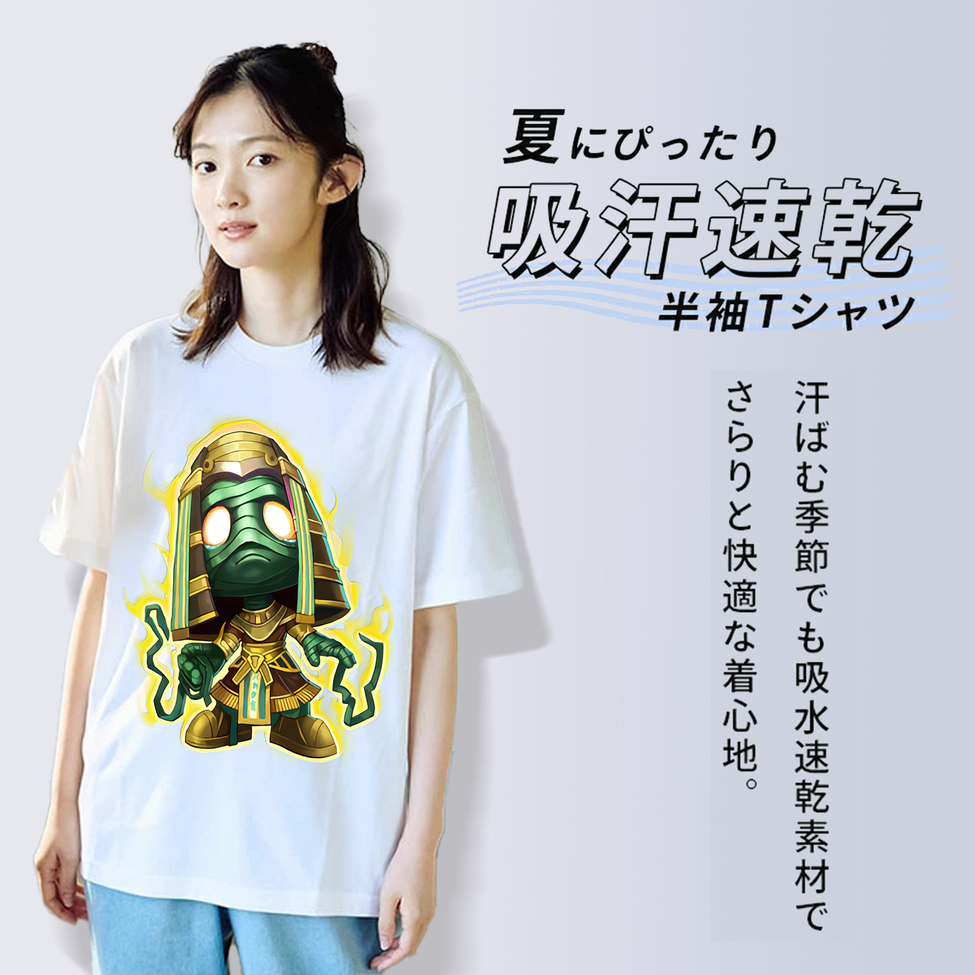 リーグ・オブ・レジェンド League of Legends LOL レディースカジュアルプリントTシャツ（綿100％）