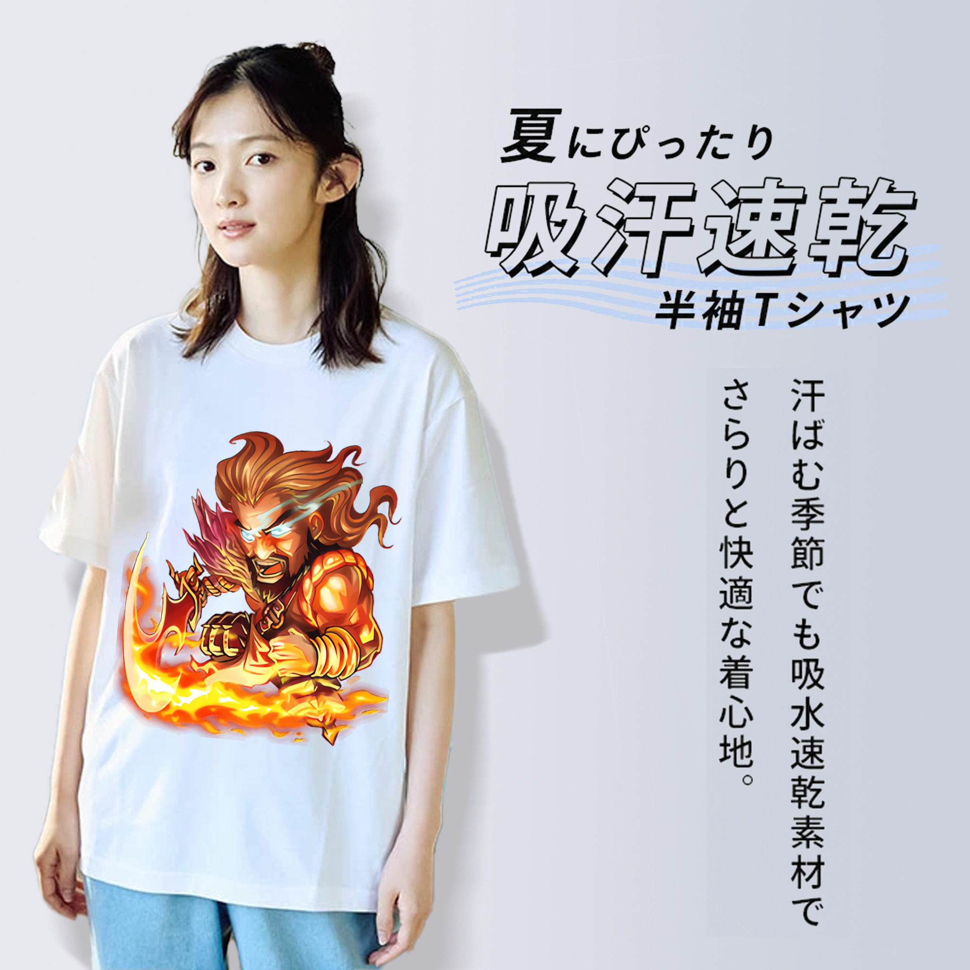 リーグ・オブ・レジェンド League of Legends LOL レディースカジュアルプリントTシャツ（綿100％）
