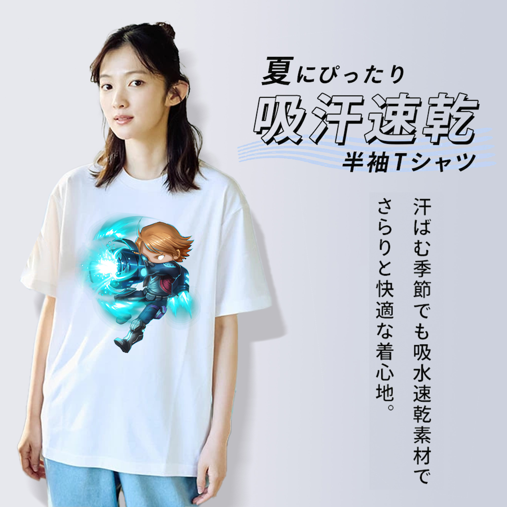 リーグ・オブ・レジェンド League of Legends LOL レディースカジュアルプリントTシャツ（綿100％）