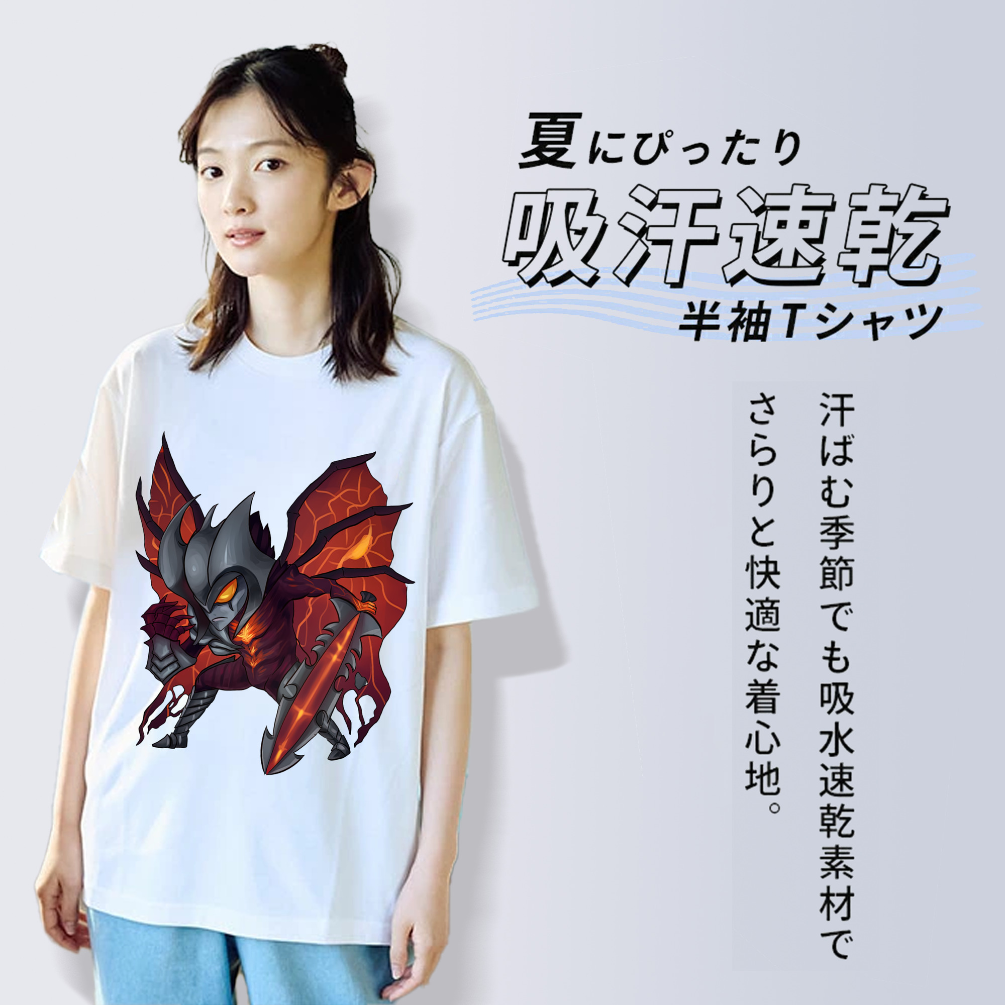 リーグ・オブ・レジェンド League of Legends LOL レディースカジュアルプリントTシャツ（綿100％）