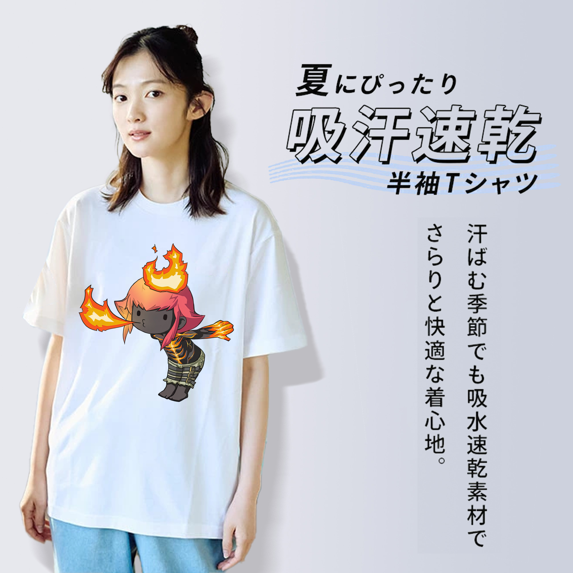リーグ・オブ・レジェンド League of Legends LOL レディースカジュアルプリントTシャツ（綿100％）