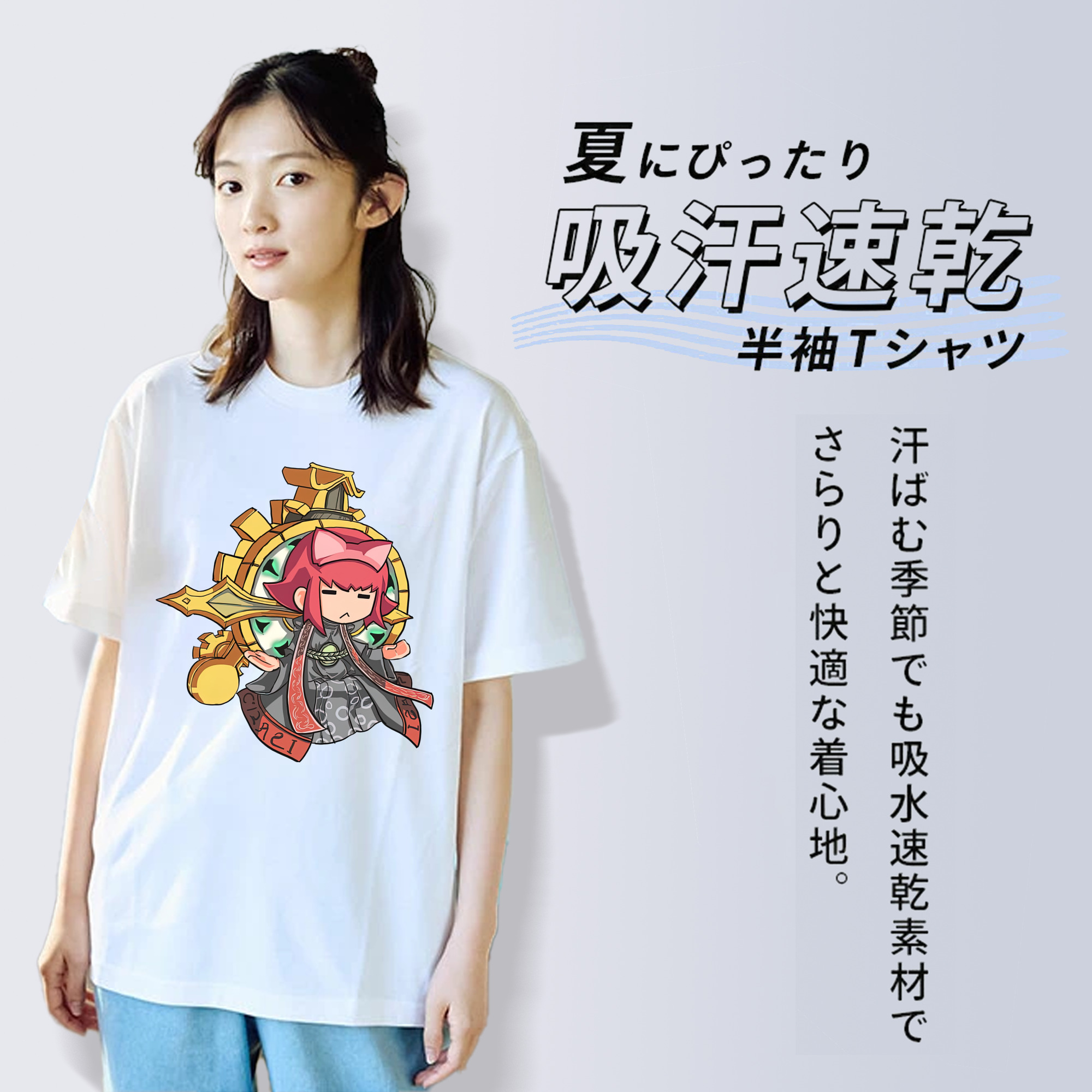 リーグ・オブ・レジェンド League of Legends LOL レディースカジュアルプリントTシャツ（綿100％）