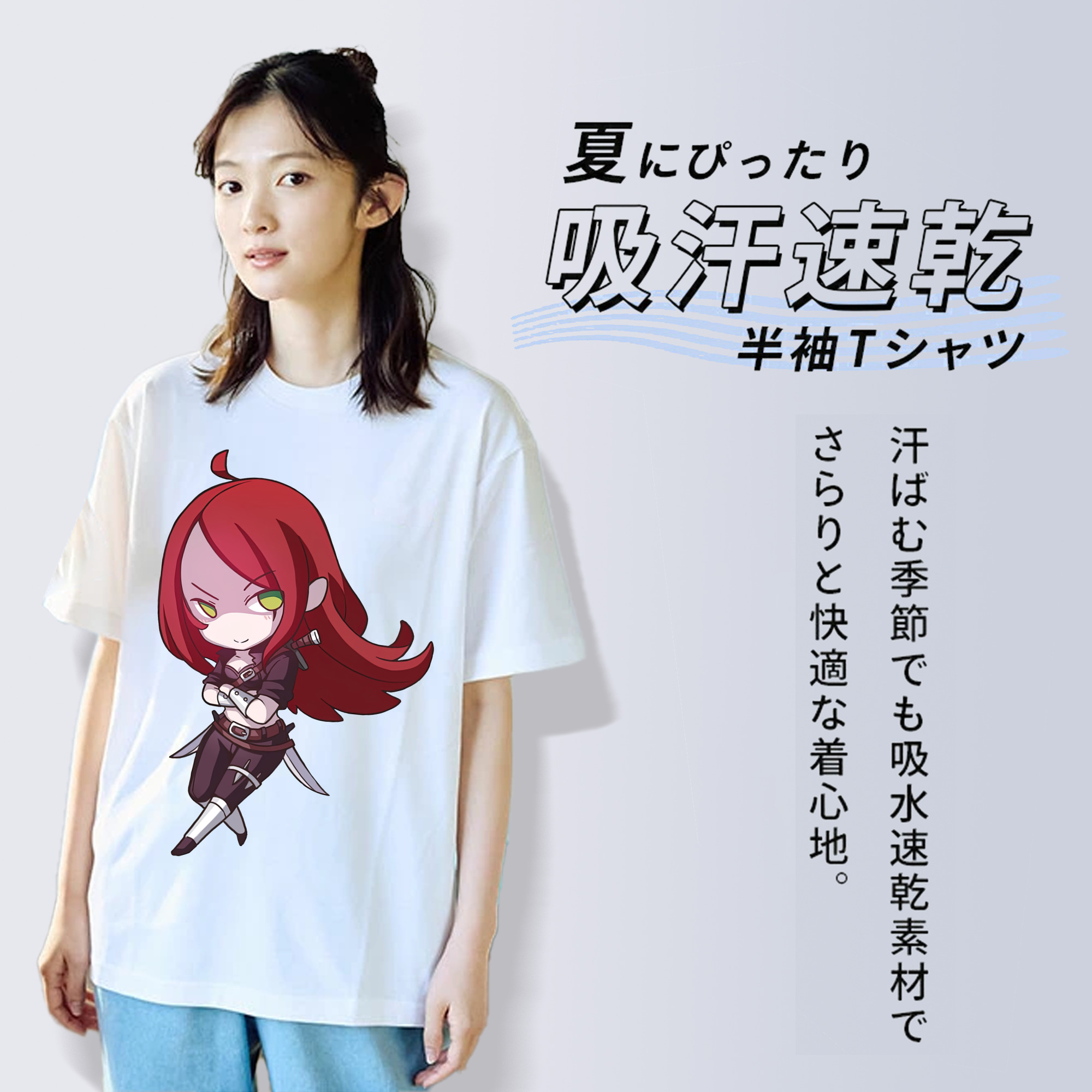 リーグ・オブ・レジェンド League of Legends LOL レディースカジュアルプリントTシャツ（綿100％）