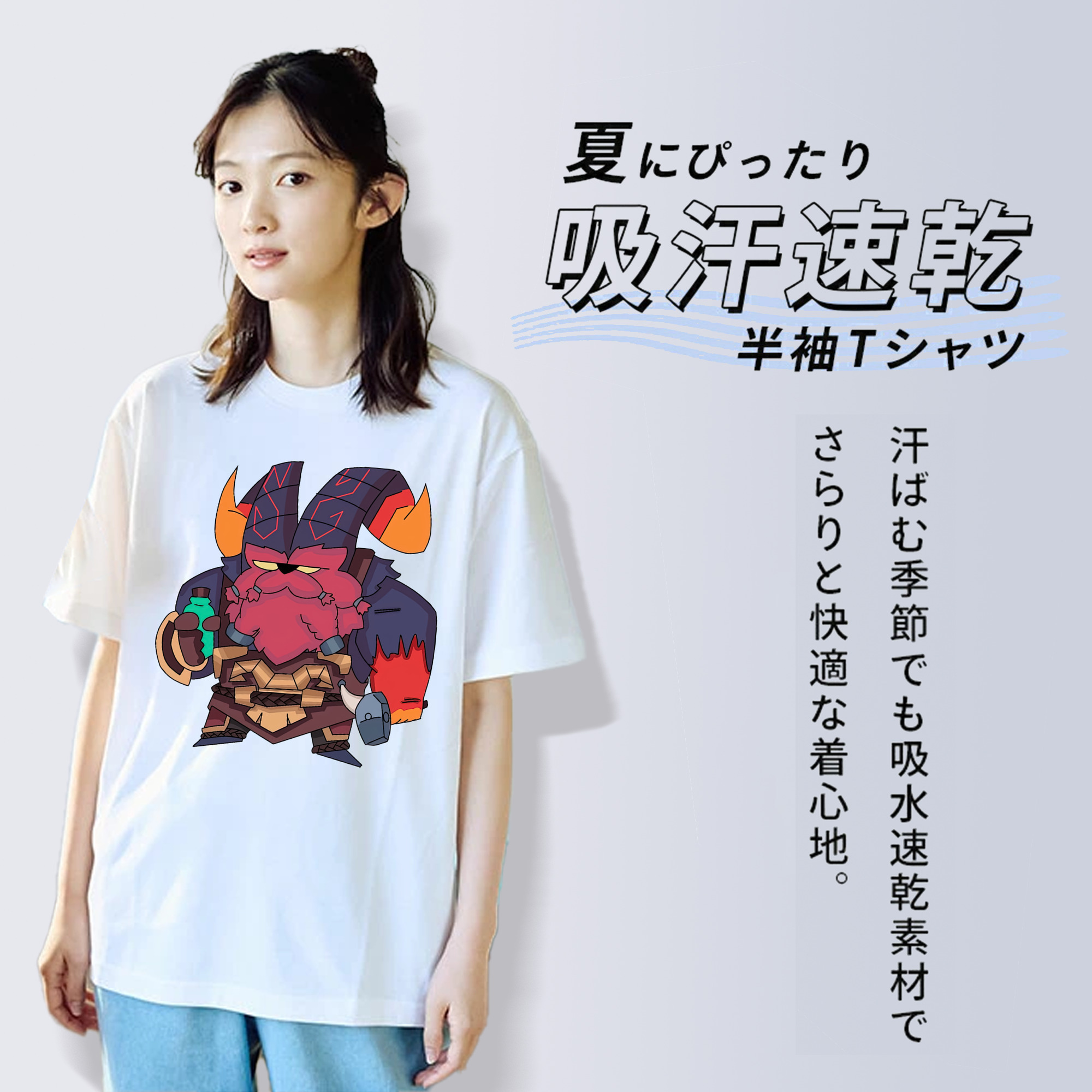 リーグ・オブ・レジェンド League of Legends LOL レディースカジュアルプリントTシャツ（綿100％）