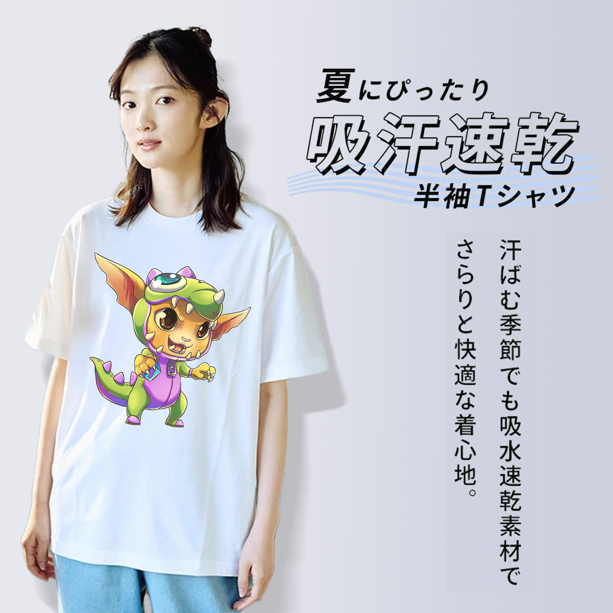 リーグ・オブ・レジェンド League of Legends LOL レディースカジュアルプリントTシャツ（綿100％）