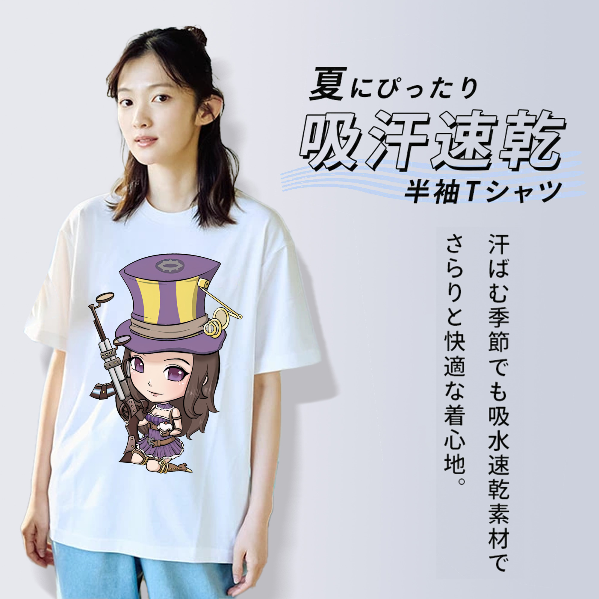 リーグ・オブ・レジェンド League of Legends LOL レディースカジュアルプリントTシャツ（綿100％）