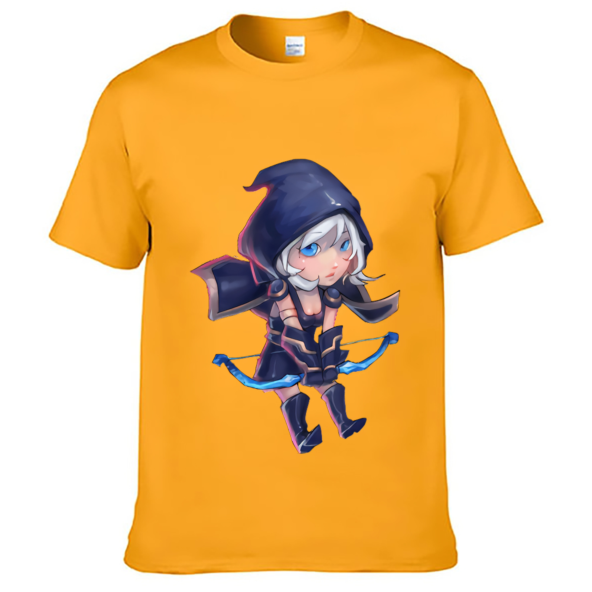 （画像用） リーグ・オブ・レジェンド League of Legends LOL レディースカジュアルプリントTシャツ（綿100％）
