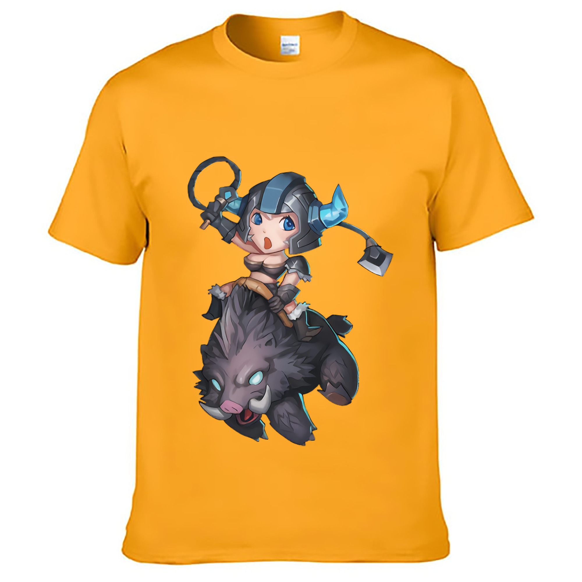 （画像用） リーグ・オブ・レジェンド League of Legends LOL レディースカジュアルプリントTシャツ（綿100％）