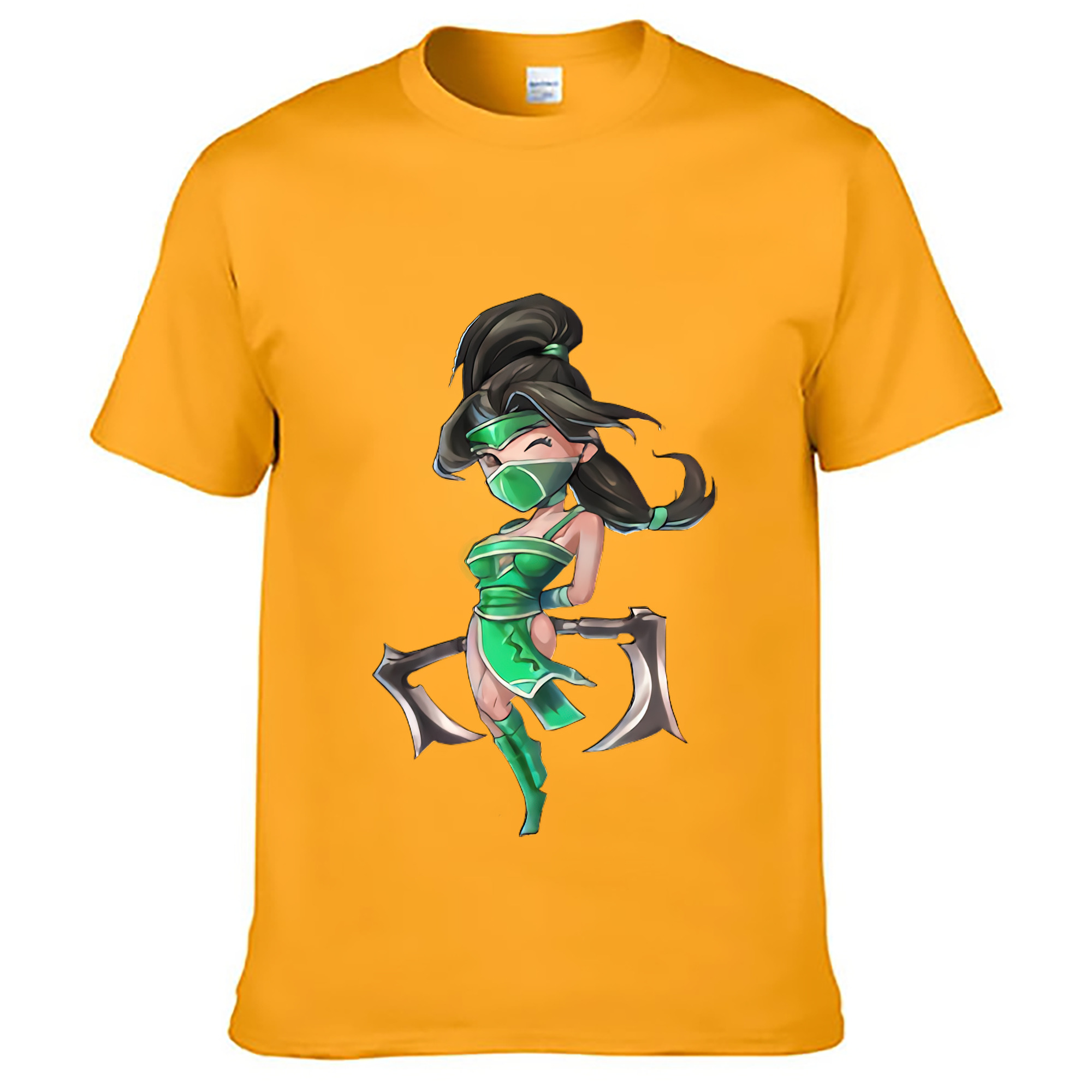 （画像用） リーグ・オブ・レジェンド League of Legends LOL レディースカジュアルプリントTシャツ（綿100％）